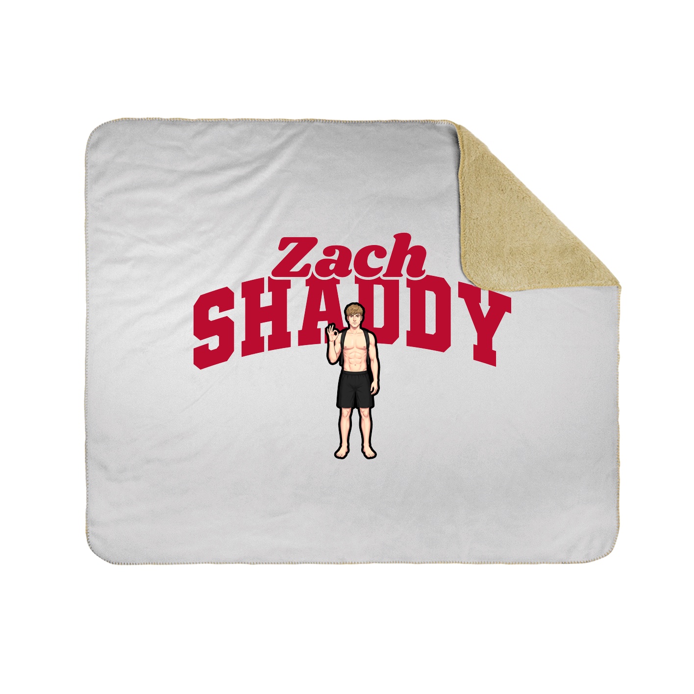 Throw Blanket — Signature Arch in White