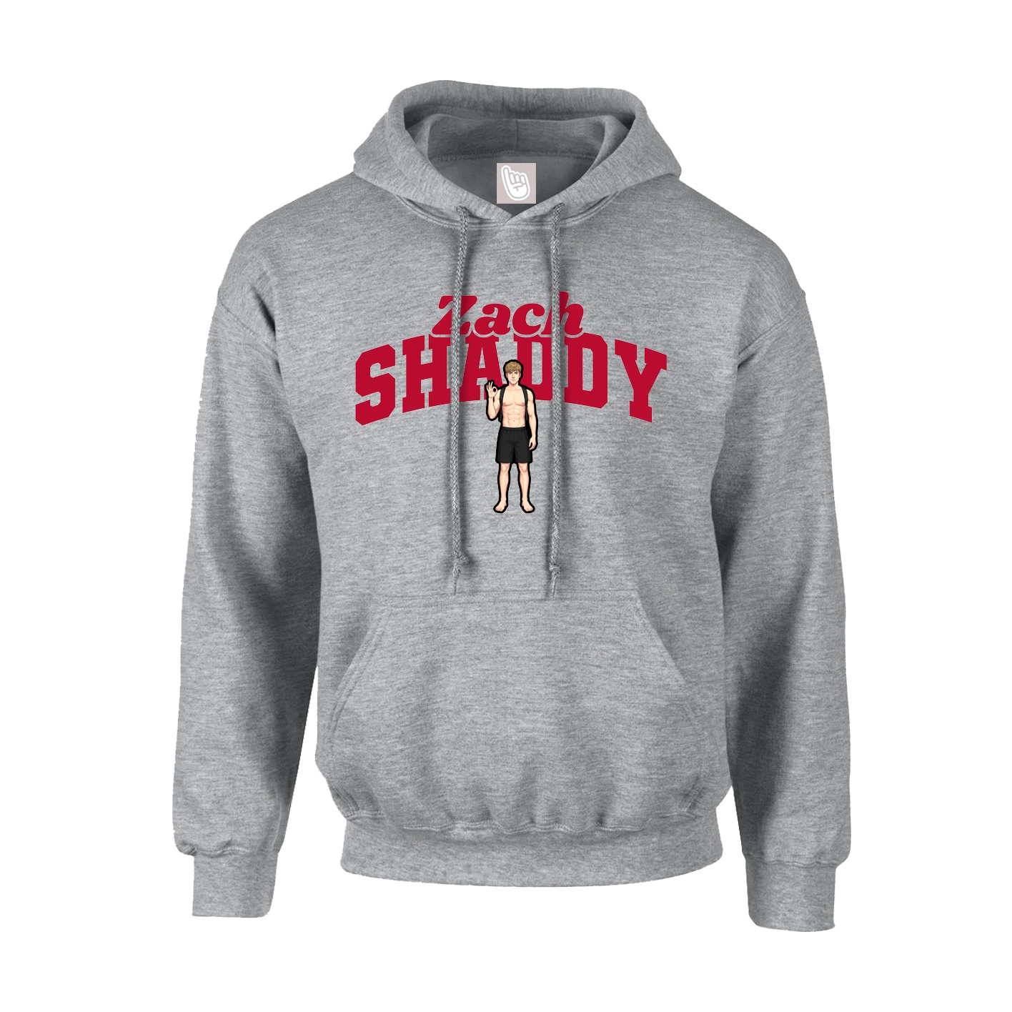Hoodie — Signature Arch in Grey