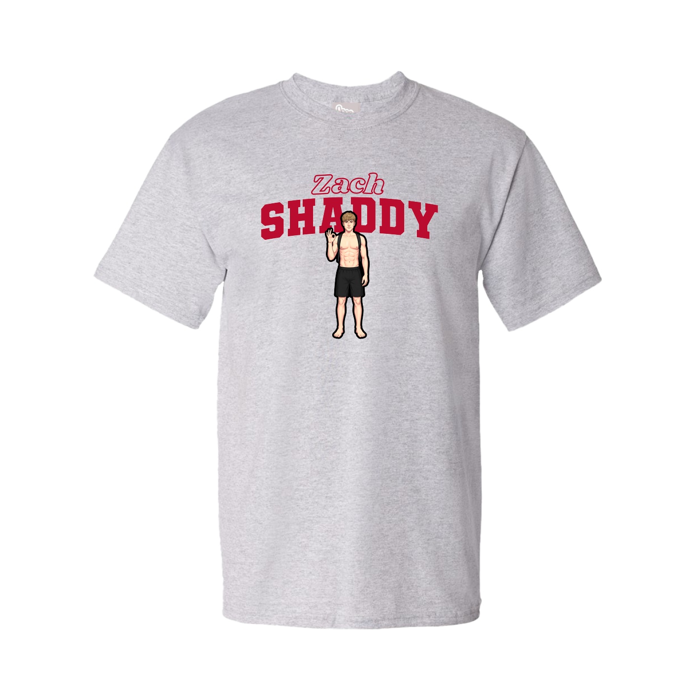 Tee — Name Arch in Grey