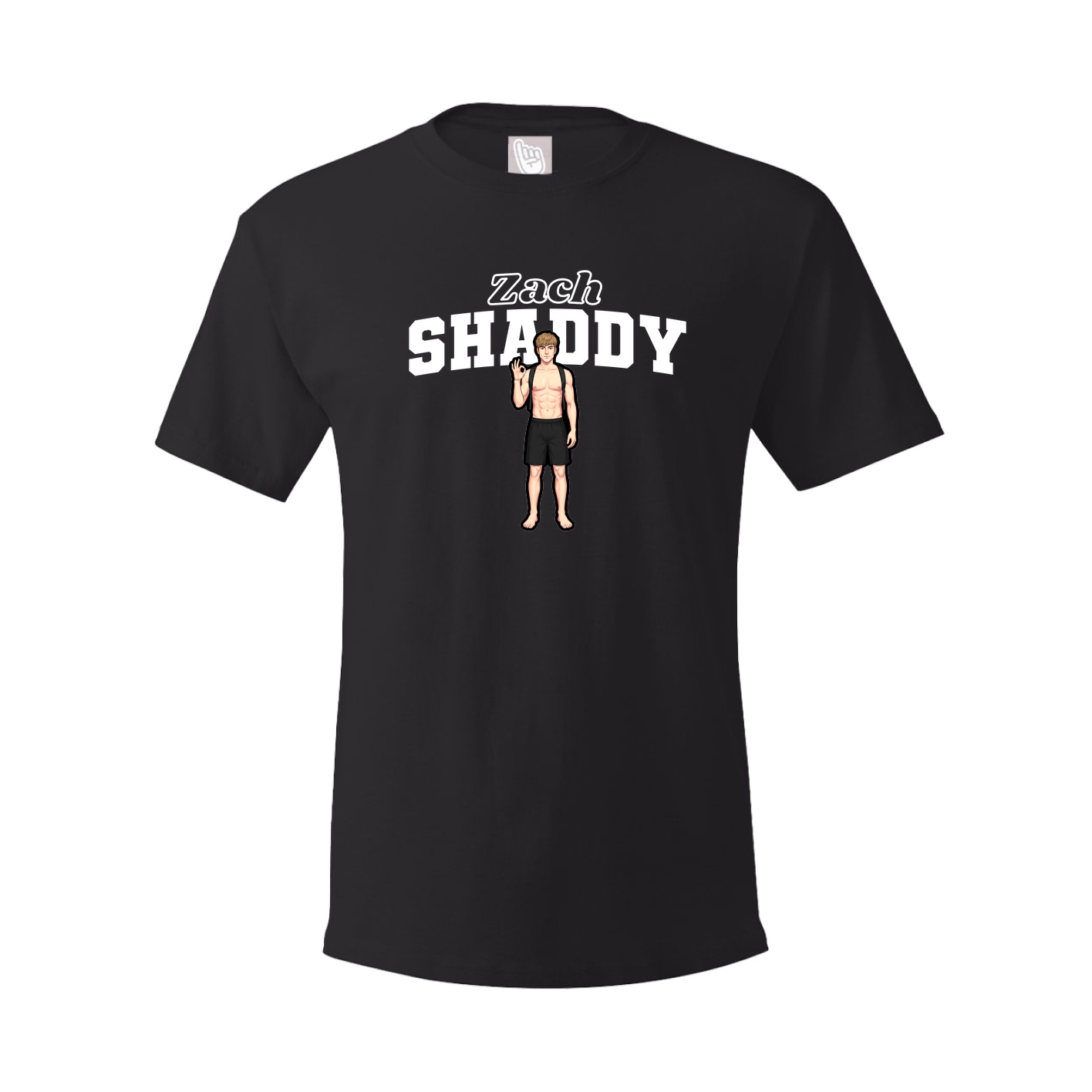 Youth Tee — Name Arch in Black