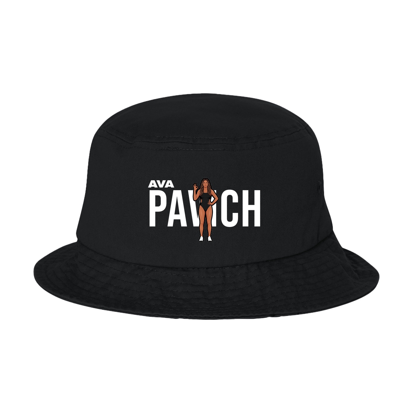 Bucket Cap — Player Name in Black