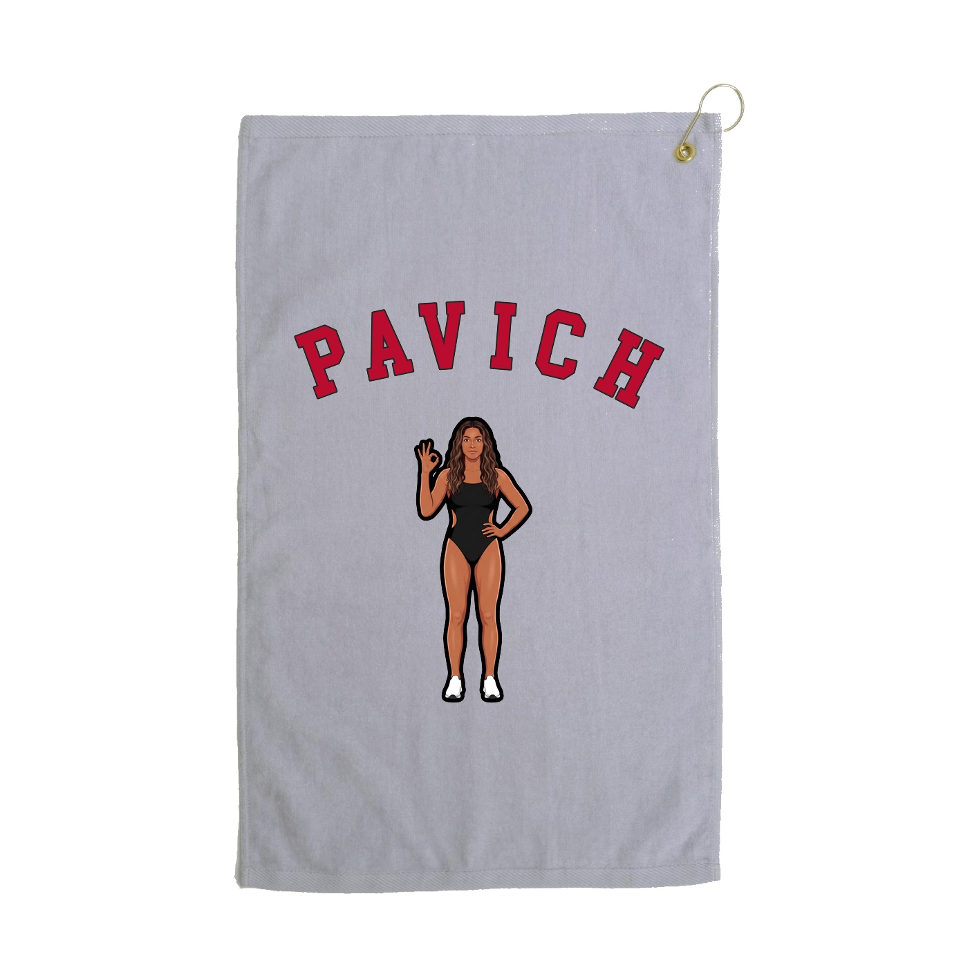 Golf Towel — Shirsey Arch in Grey