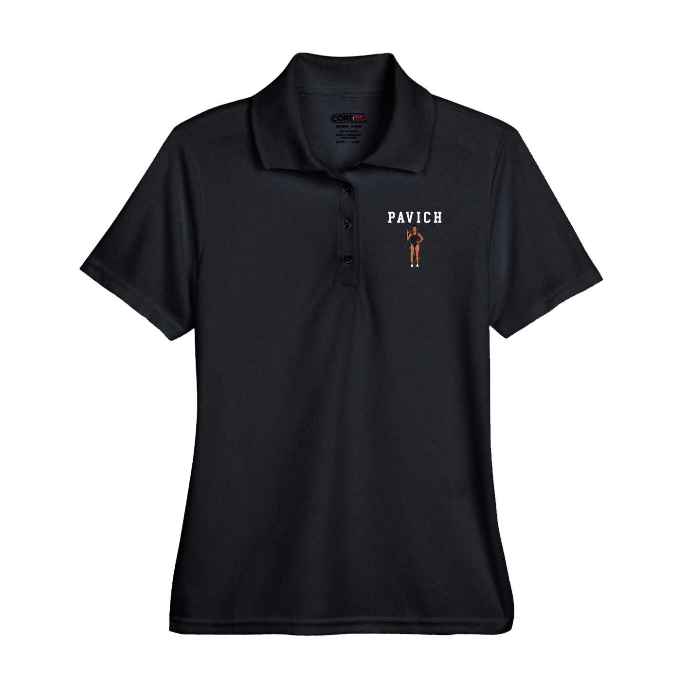 Performance Polo — Shirsey in Black