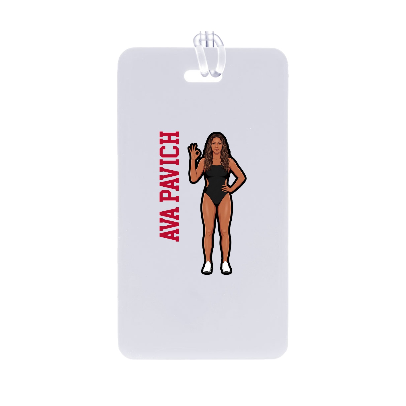 Bag Tag — Name Vertical in Classic