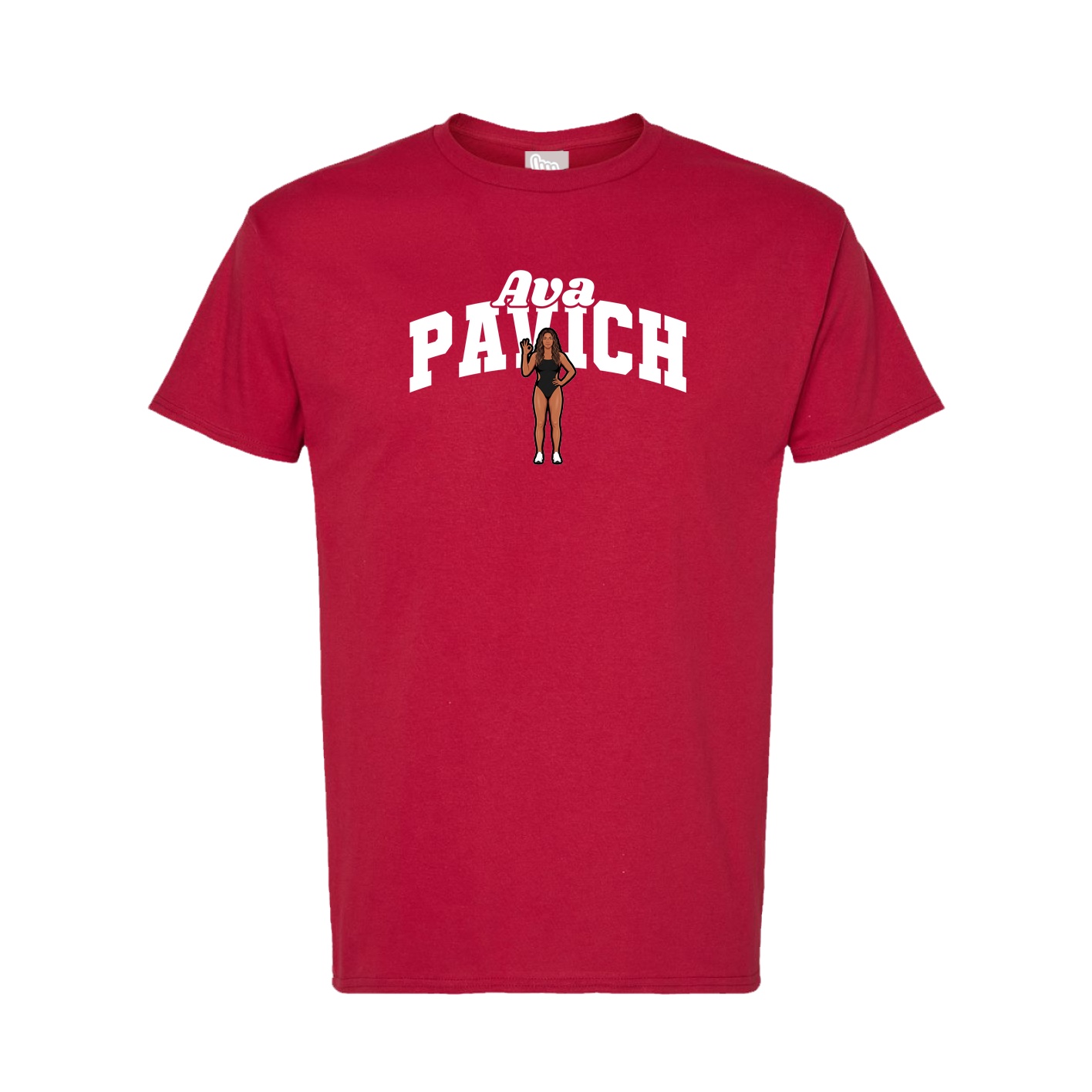 Tee — Signature Arch in Crimson
