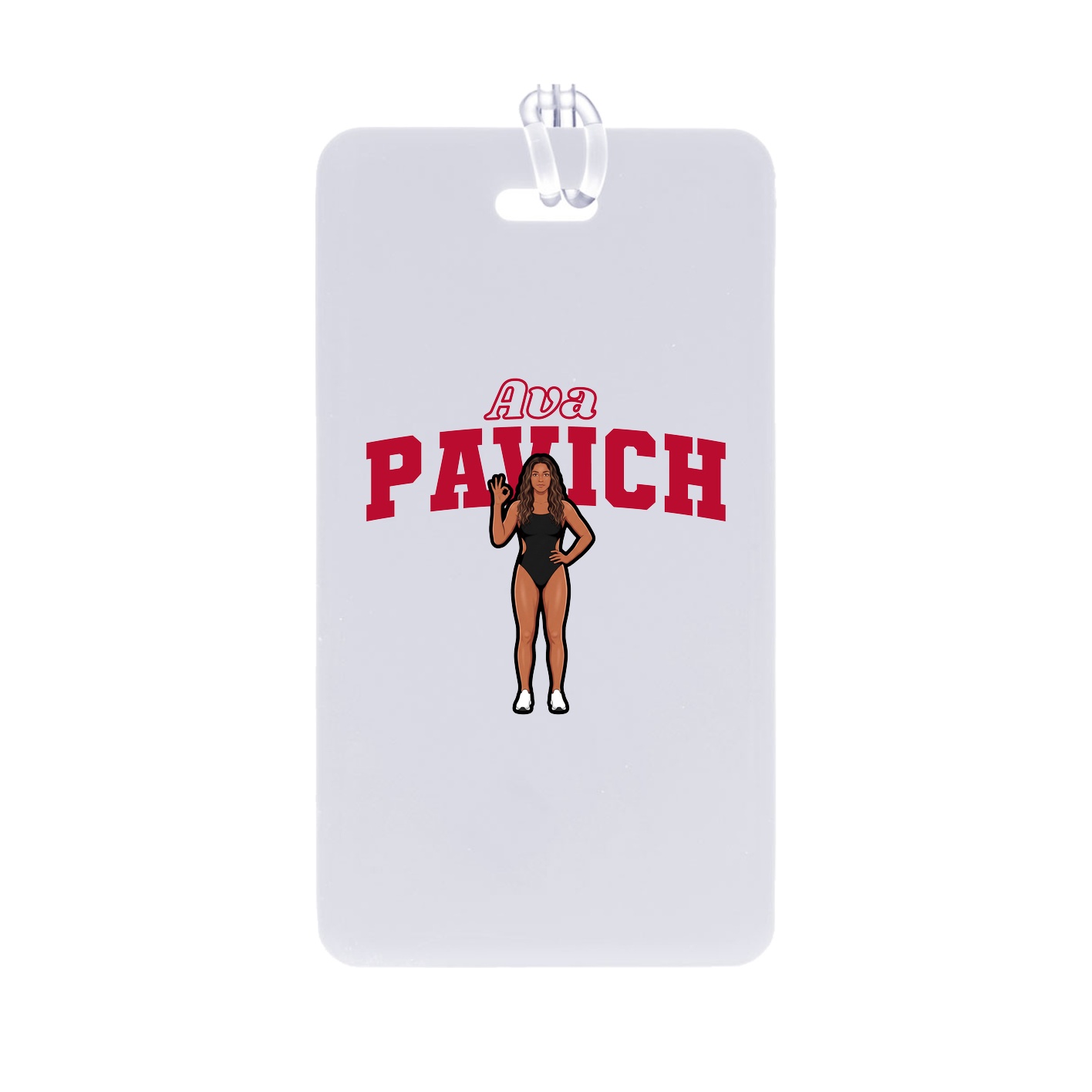 Bag Tag — Name Arch in Classic