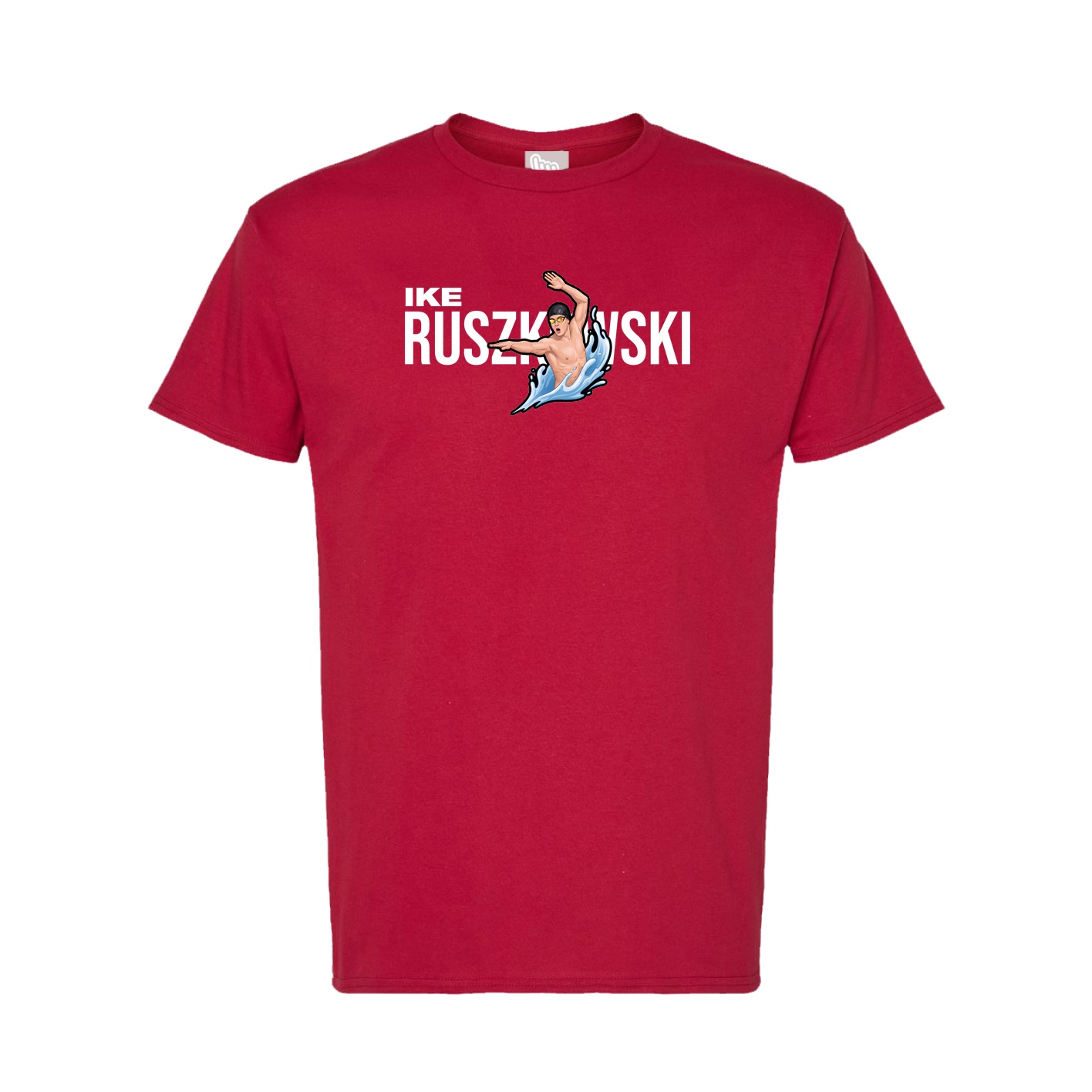 Tee — Player Name in Crimson