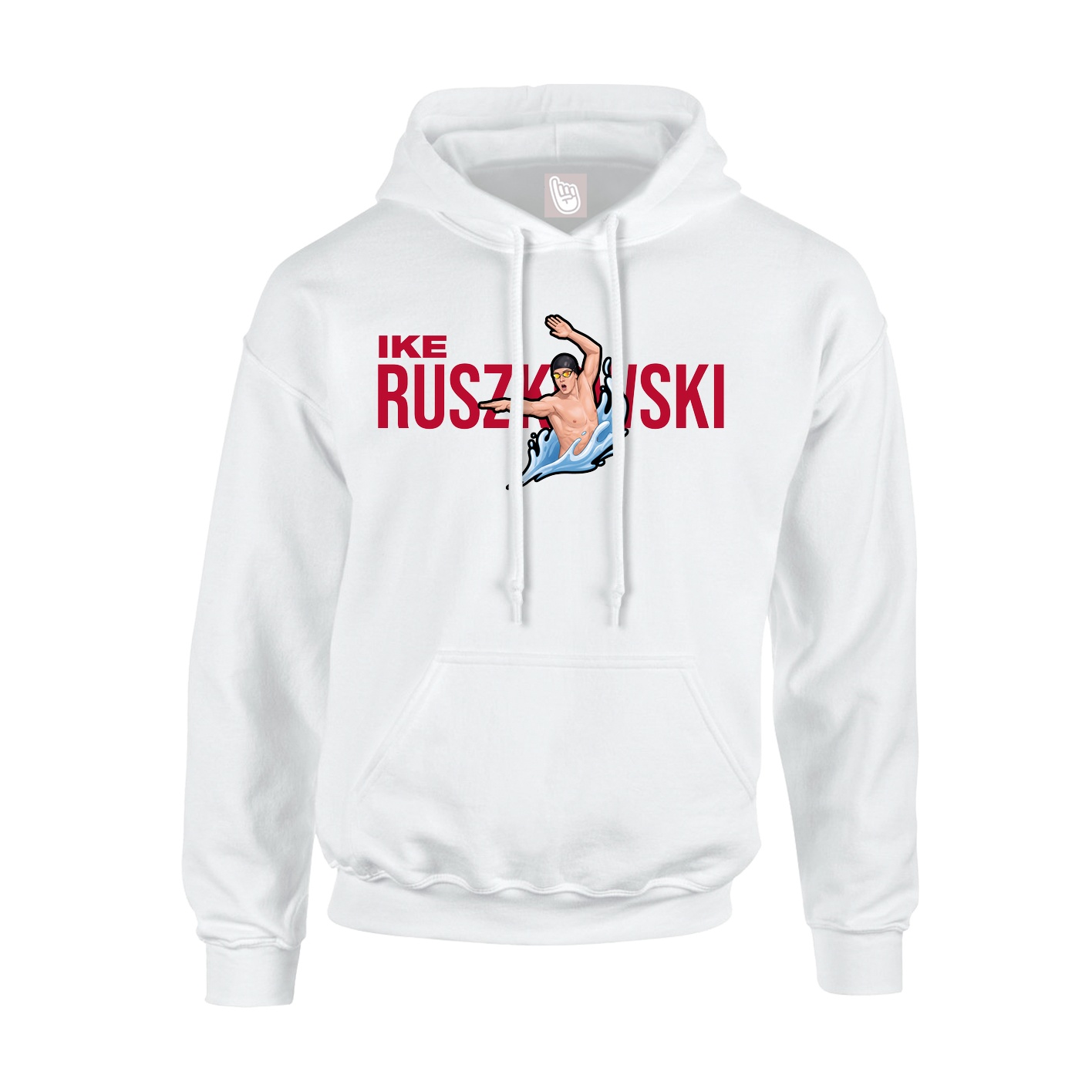 Youth Hoodie — Player Name in White