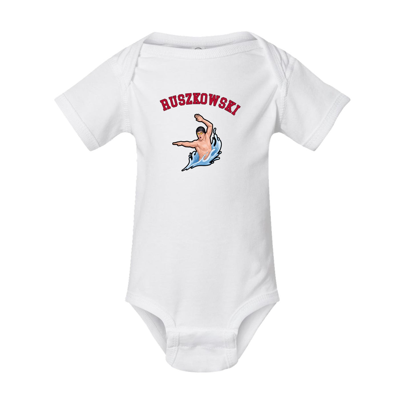 Baby Onesie — Shirsey Arch in White