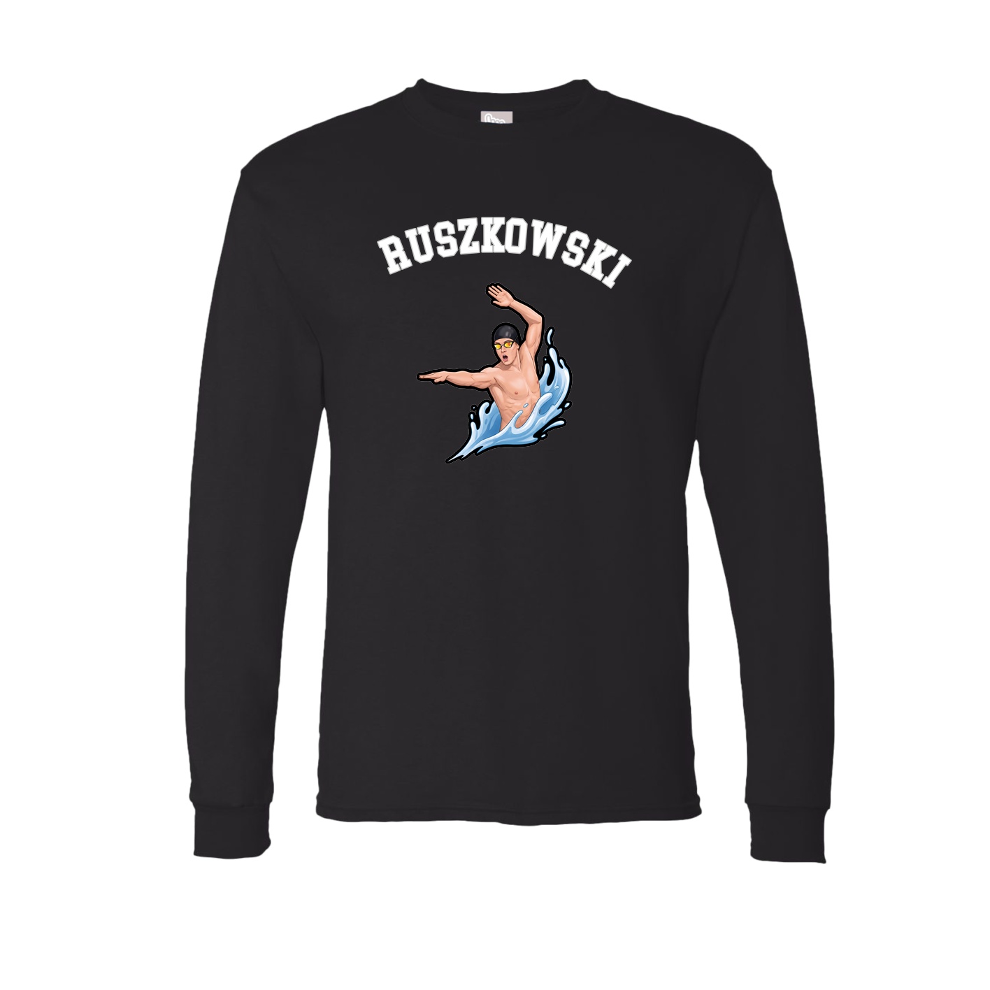 Long Sleeve Tee — Shirsey Arch in Black