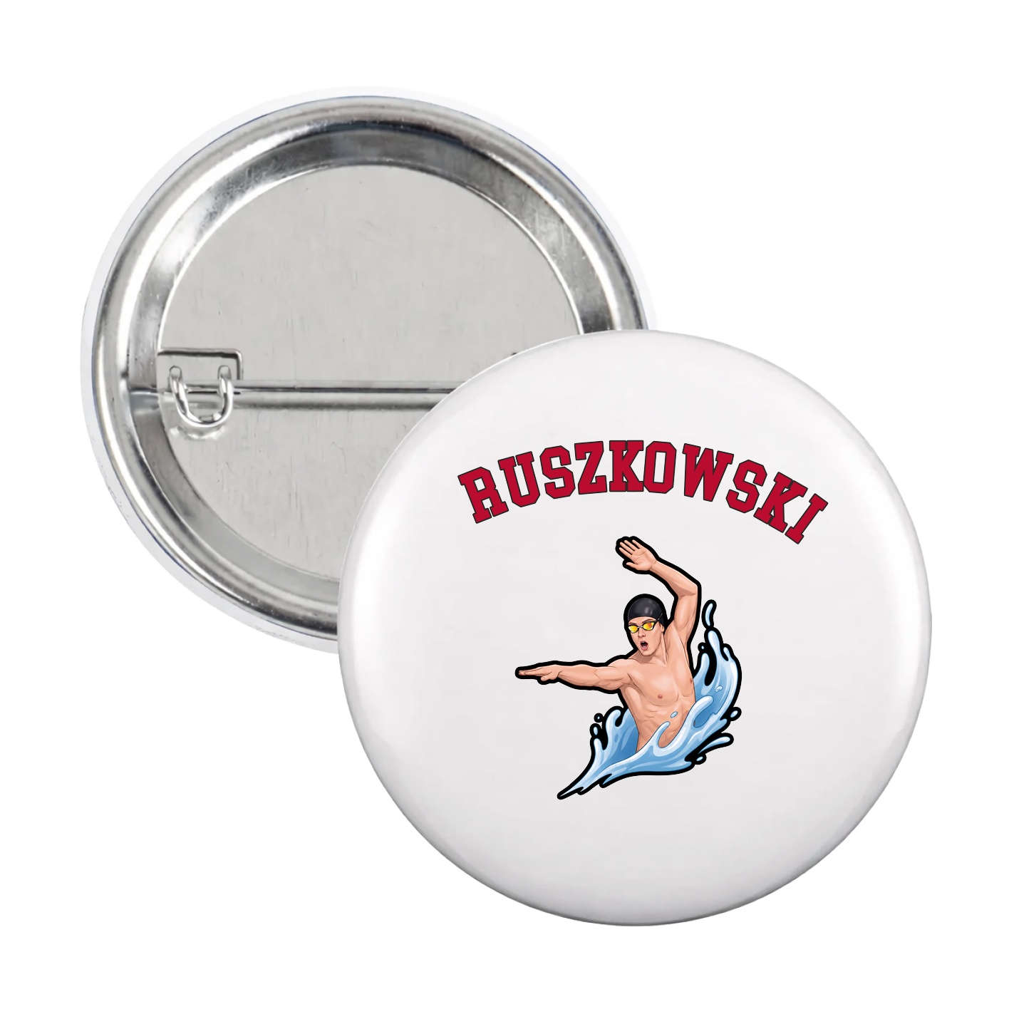 Game Day Button — Shirsey Arch in White