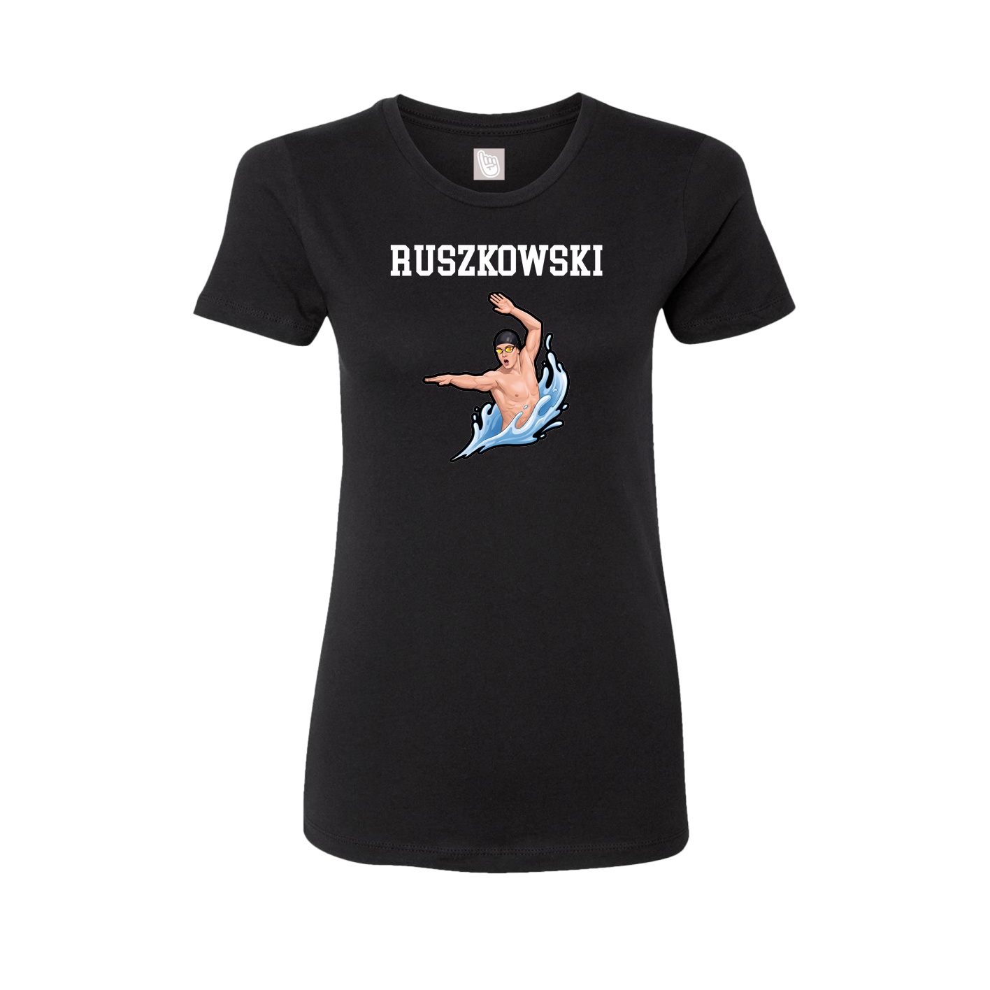 Fitted Women's Tee — Shirsey in Black