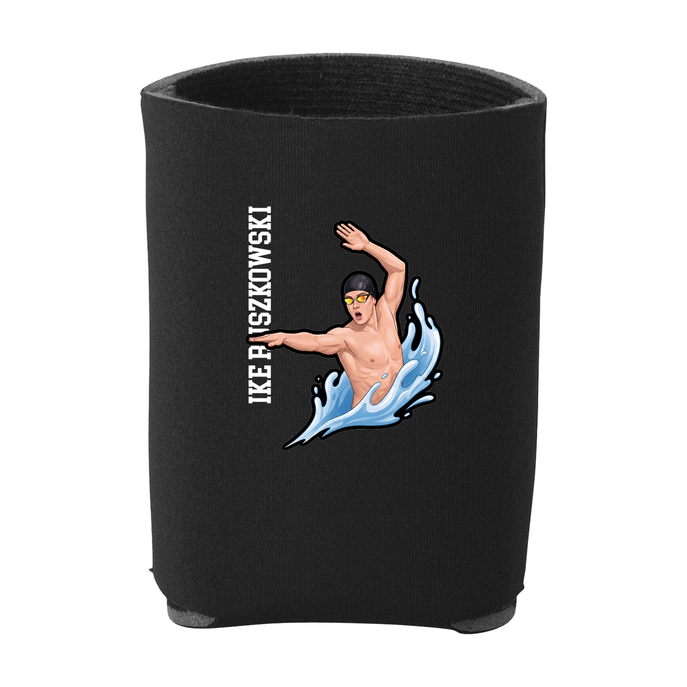 Can Holder — Name Vertical in Black