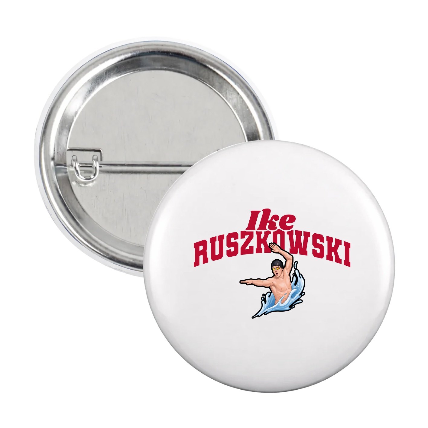 Game Day Button — Signature Arch in White