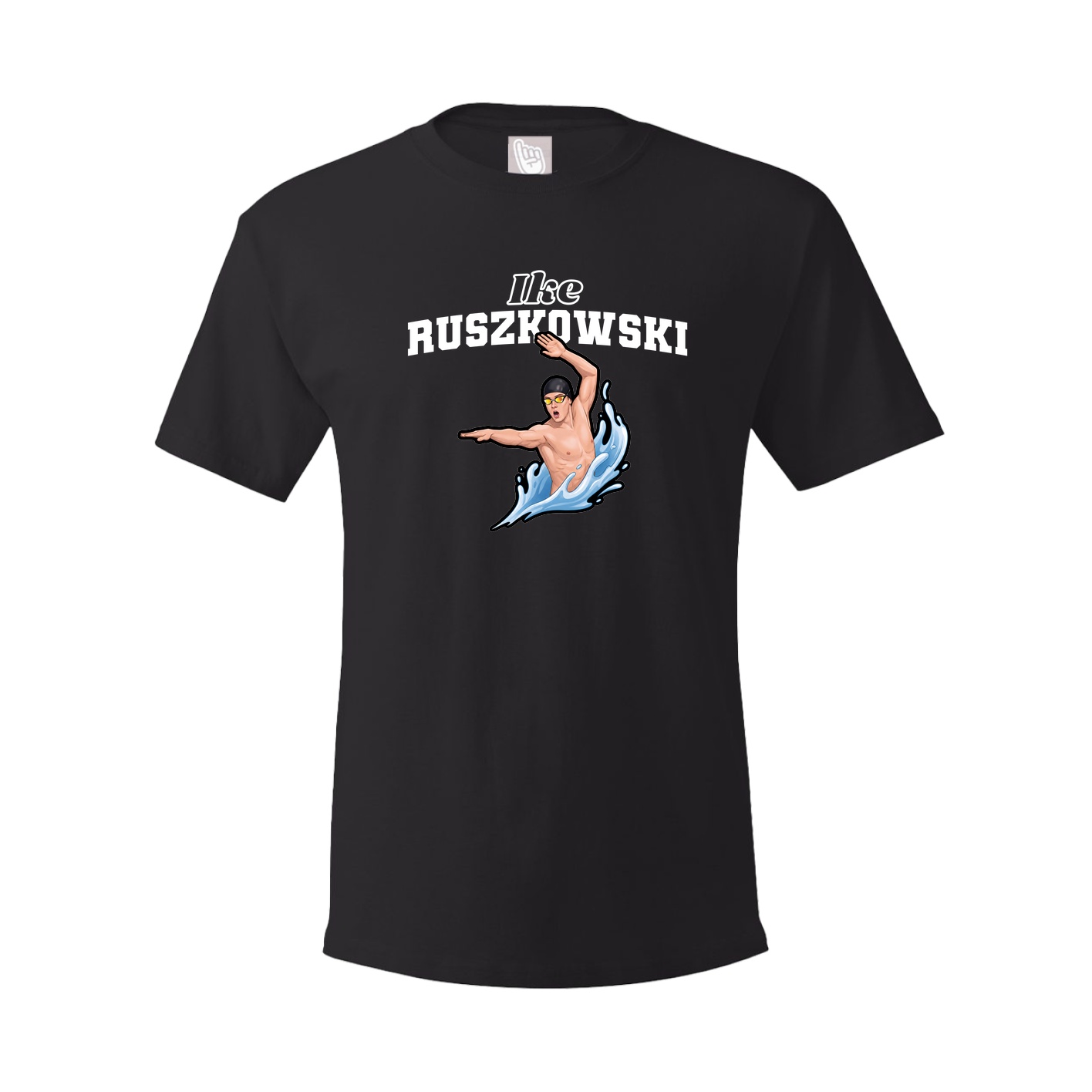 Youth Tee — Name Arch in Black