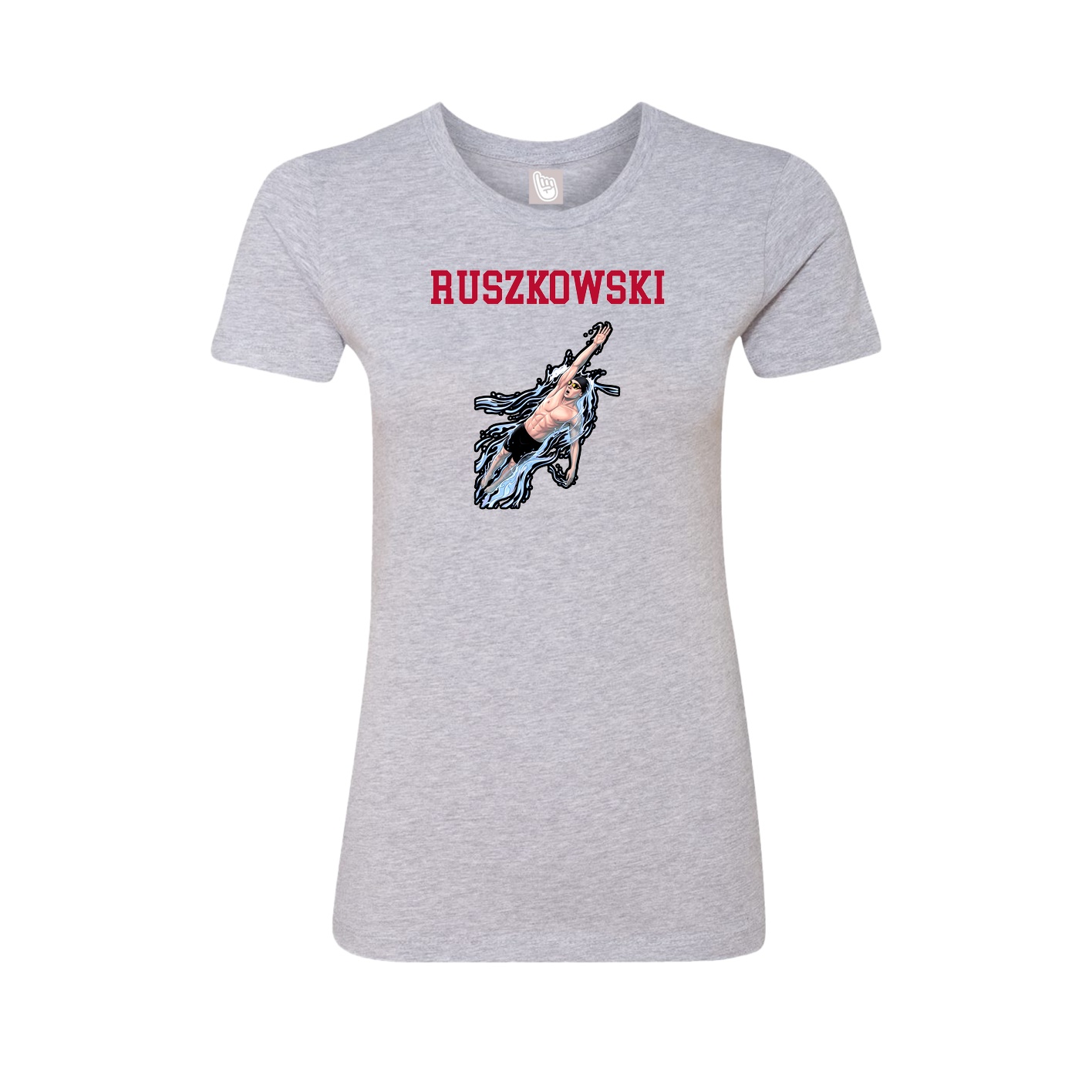 Fitted Women's Tee — Shirsey in Grey