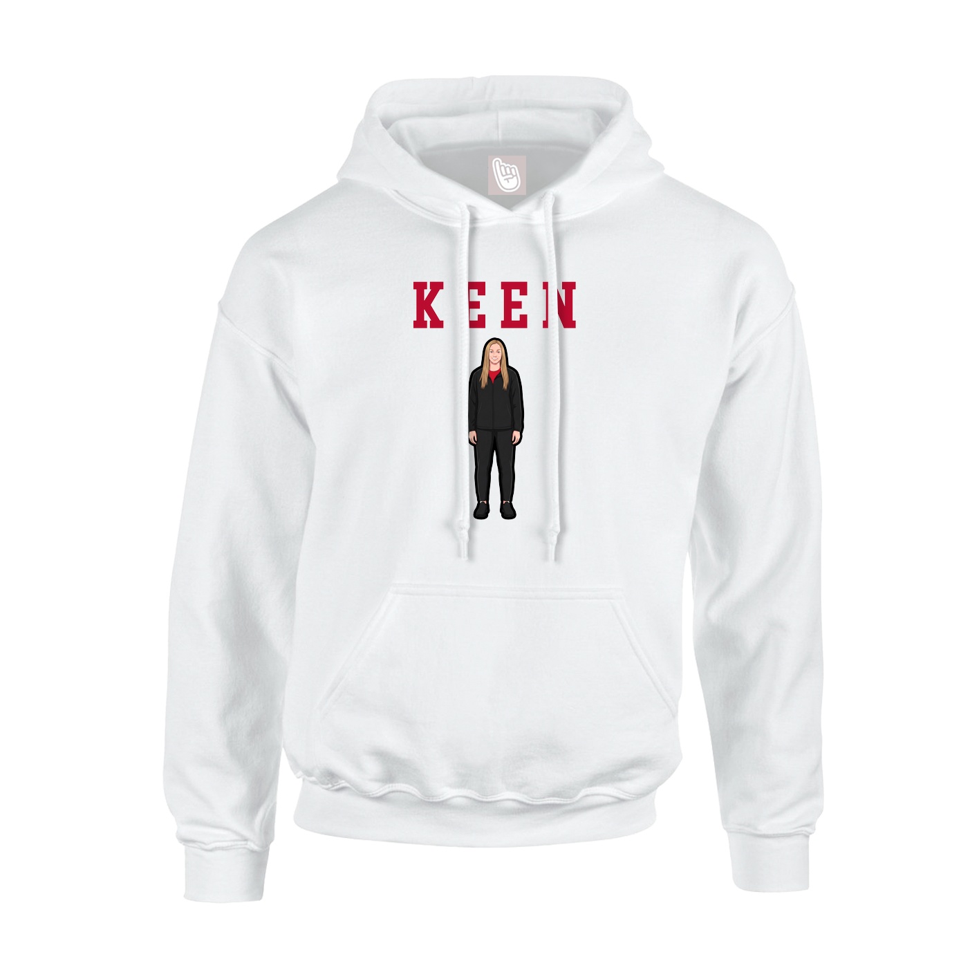 Hoodie — Shirsey in White