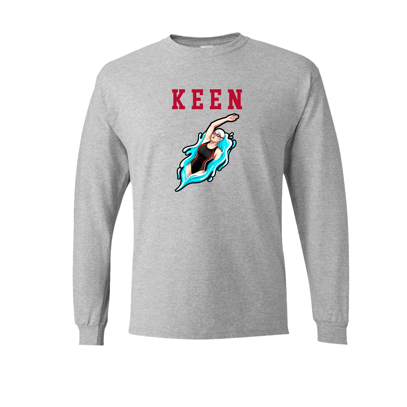 Long Sleeve Tee — Shirsey in Grey
