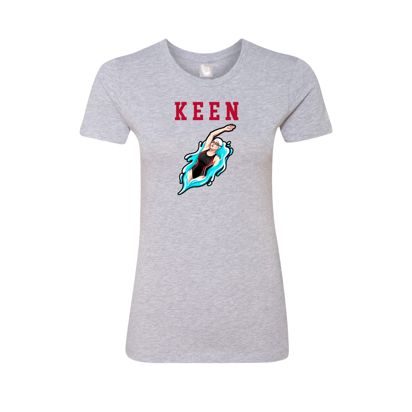 Fitted Women's Tee — Shirsey in Grey