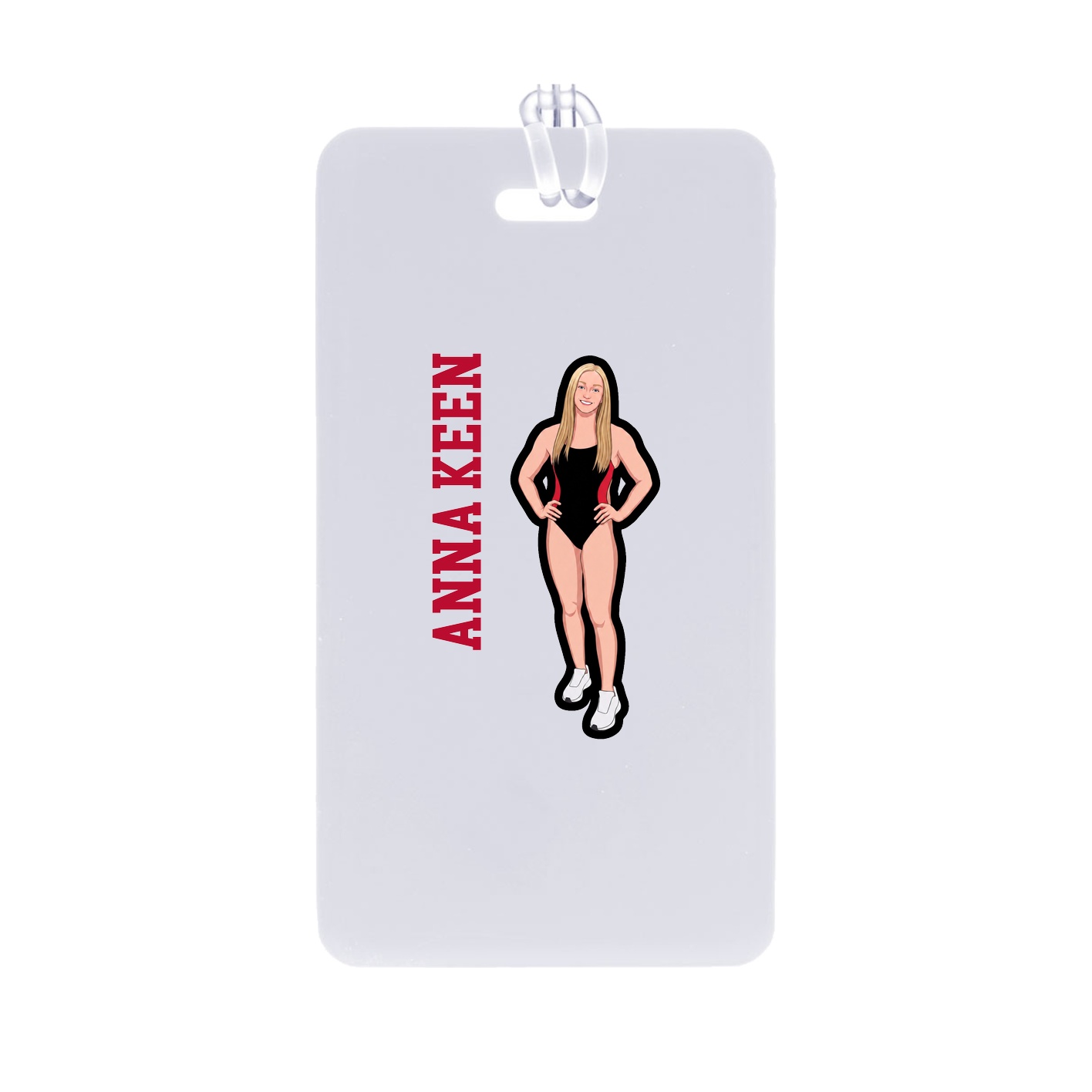 Bag Tag — Name Vertical in Classic