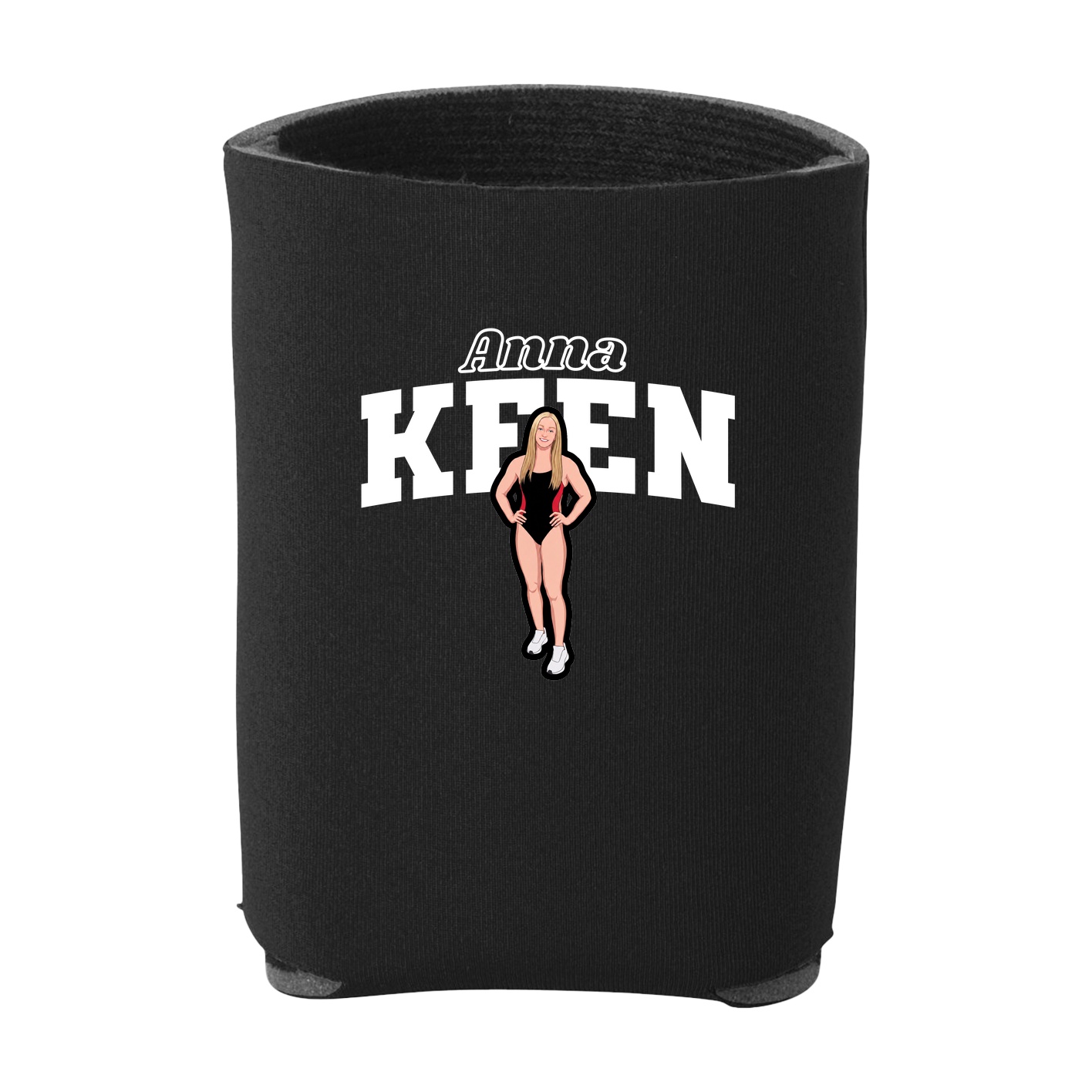 Can Holder — Name Arch in Black
