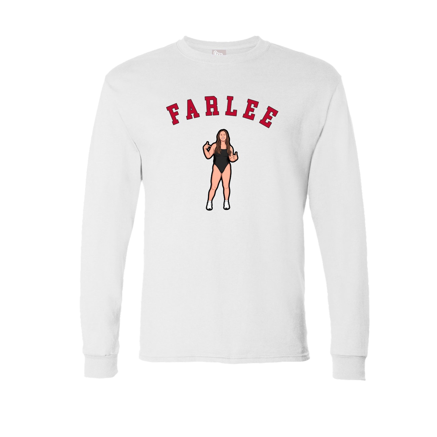 Long Sleeve Tee — Shirsey Arch in White