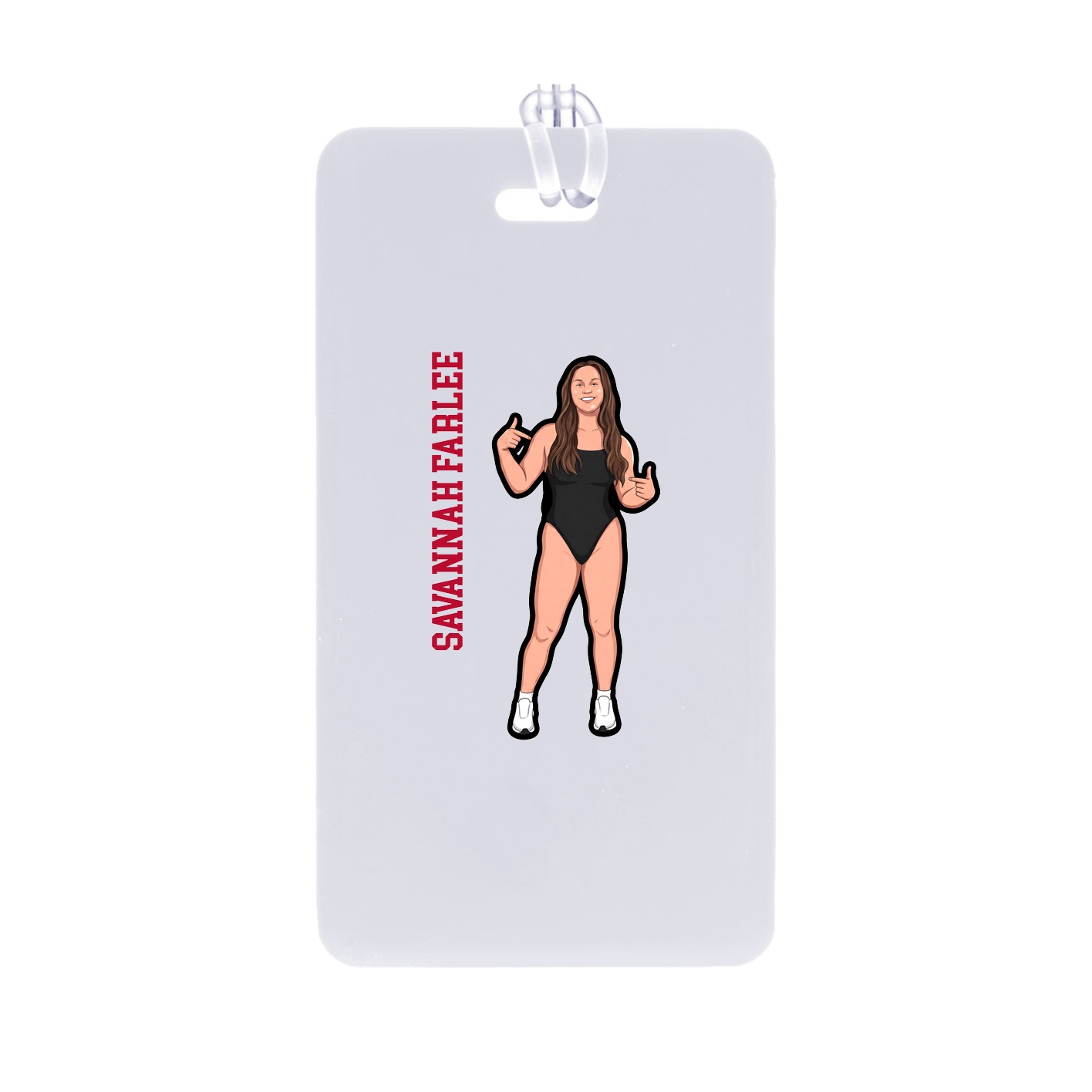 Bag Tag — Name Vertical in Classic
