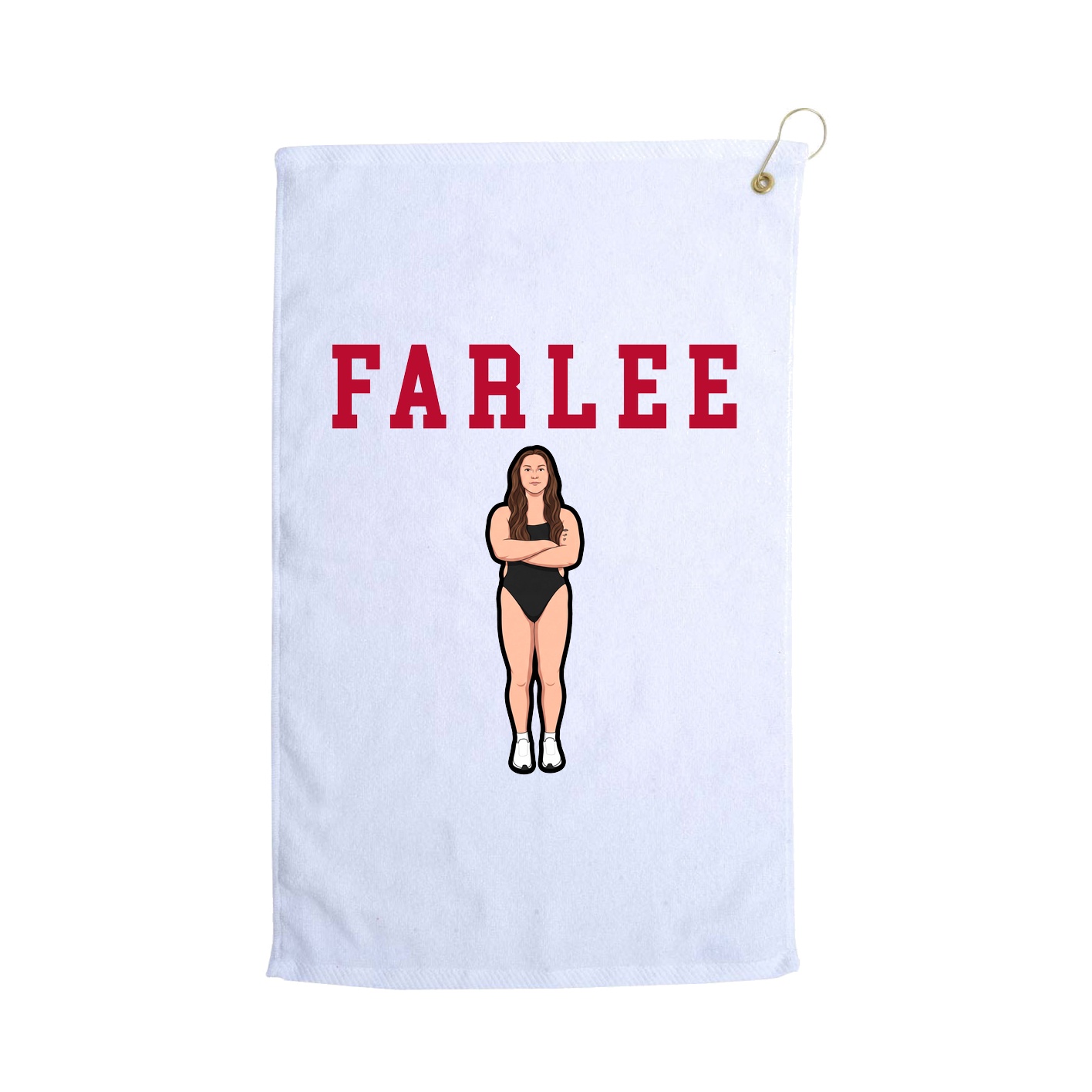 Golf Towel — Shirsey in White