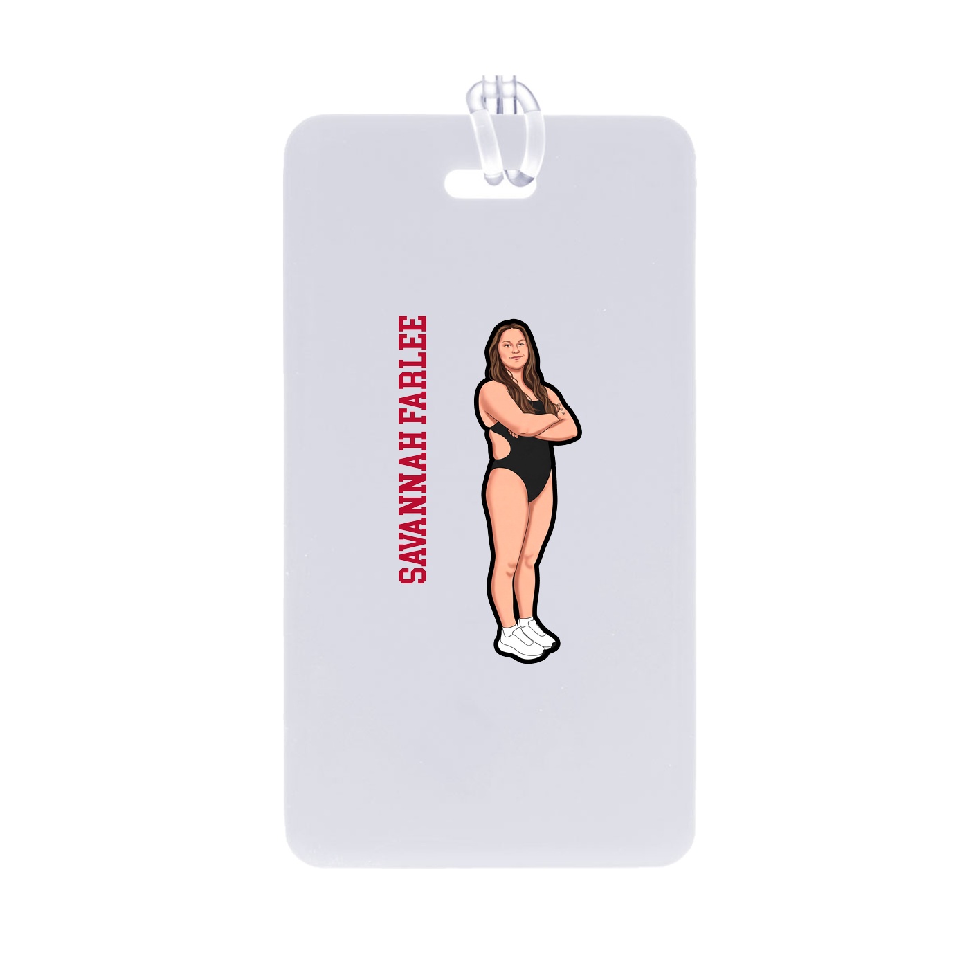 Bag Tag — Name Vertical in Classic