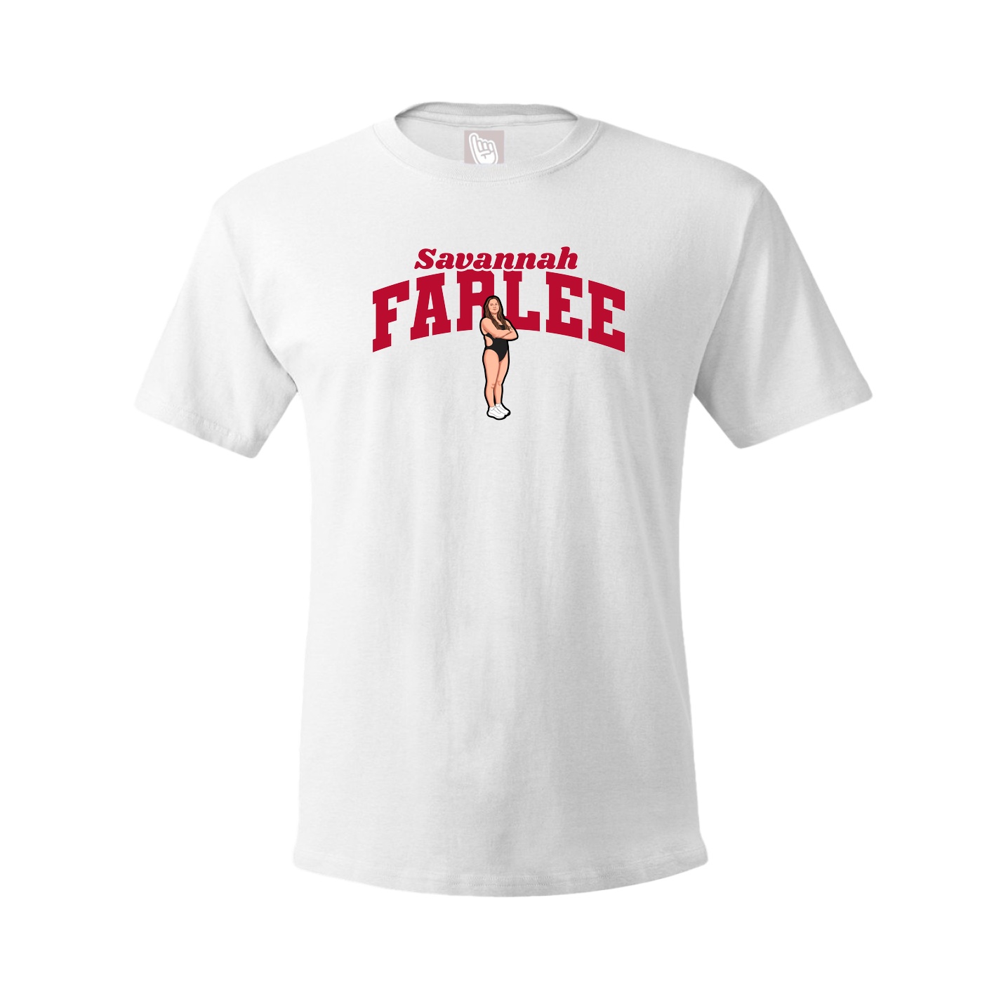 Youth Tee — Signature Arch in White