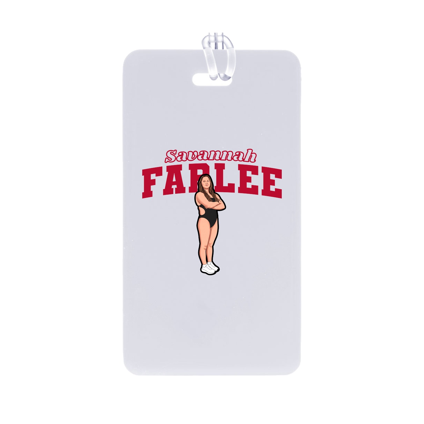 Bag Tag — Name Arch in Classic