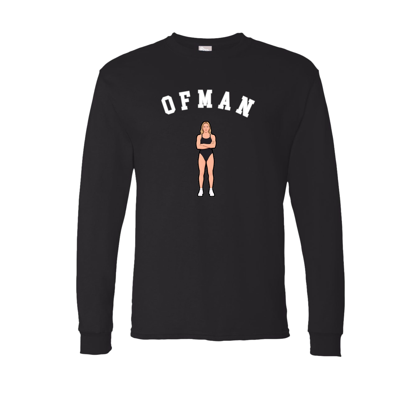 Long Sleeve Tee — Shirsey Arch in Black