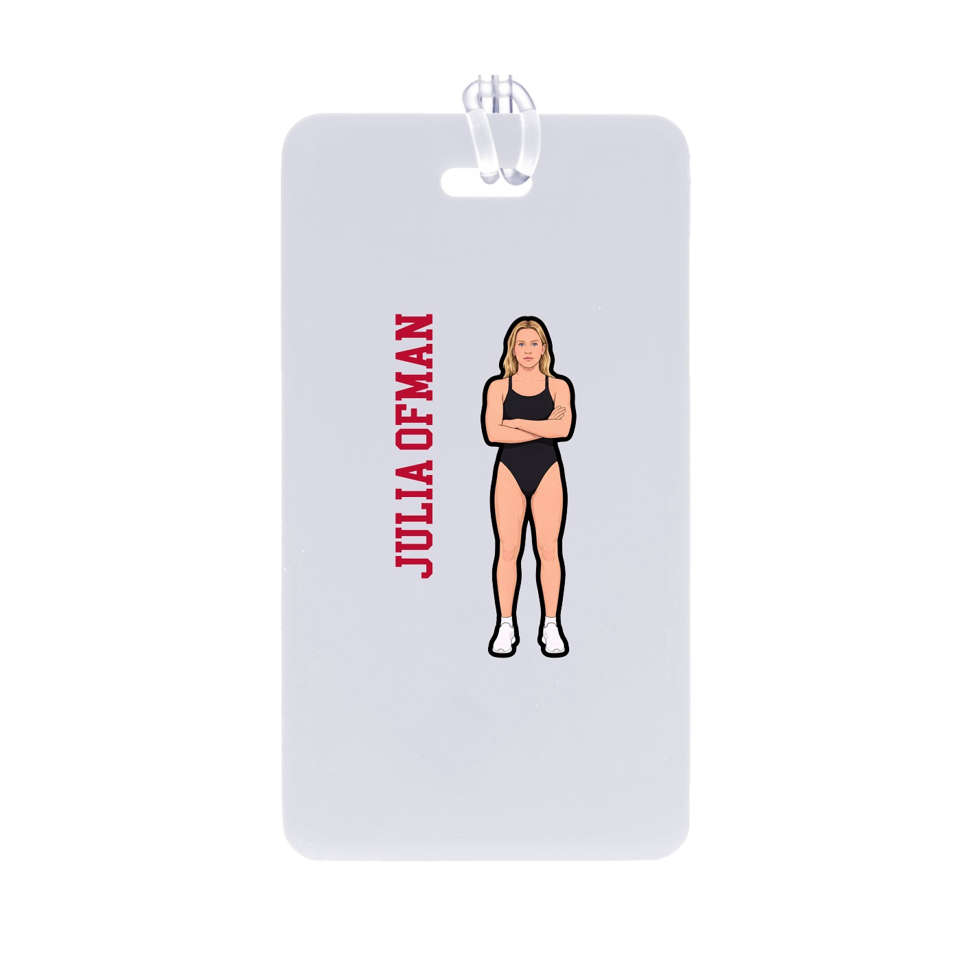 Bag Tag — Name Vertical in Classic
