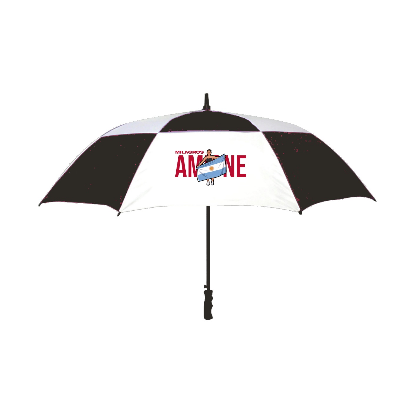 Golf Umbrella — Player Name in Black