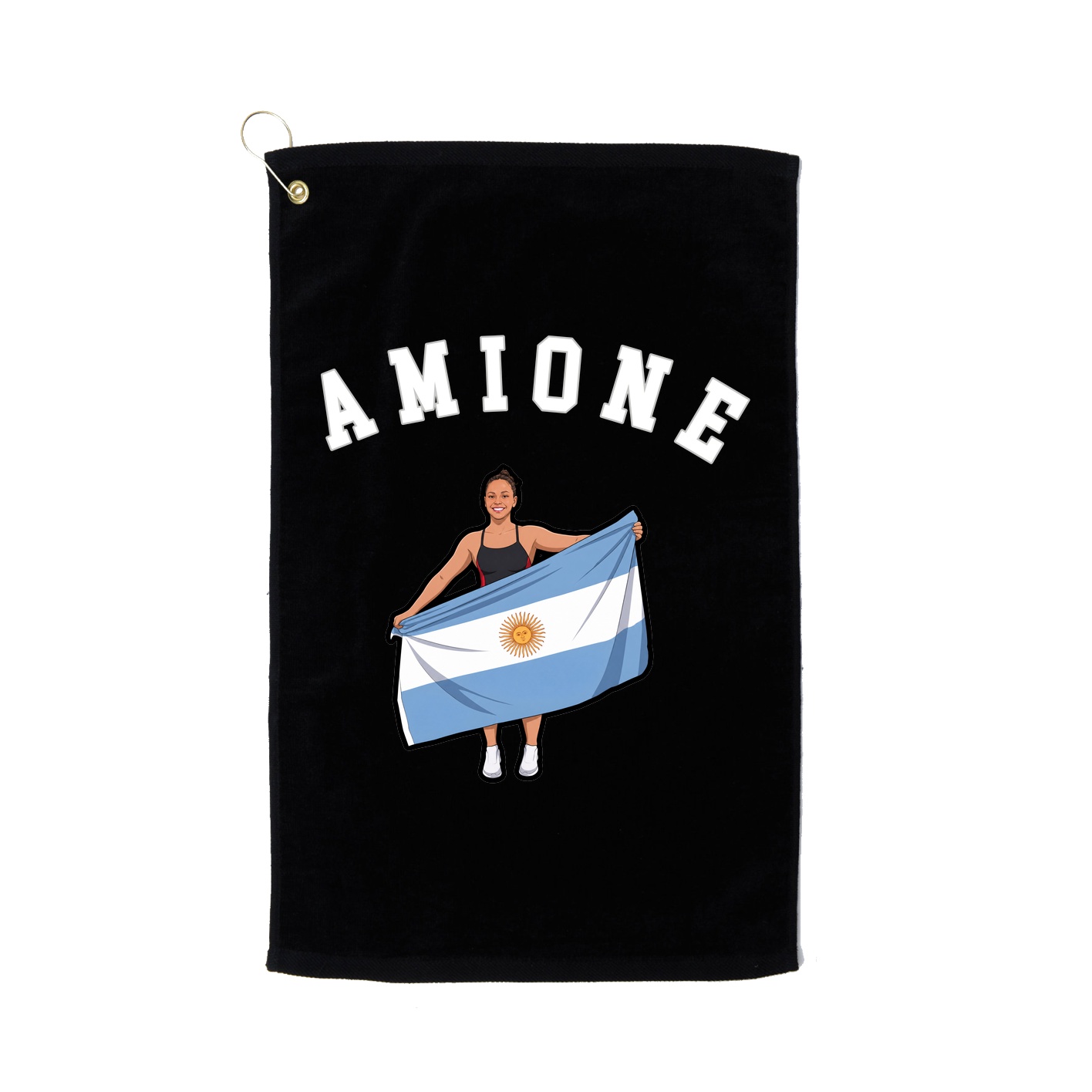 Golf Towel — Shirsey Arch in Black