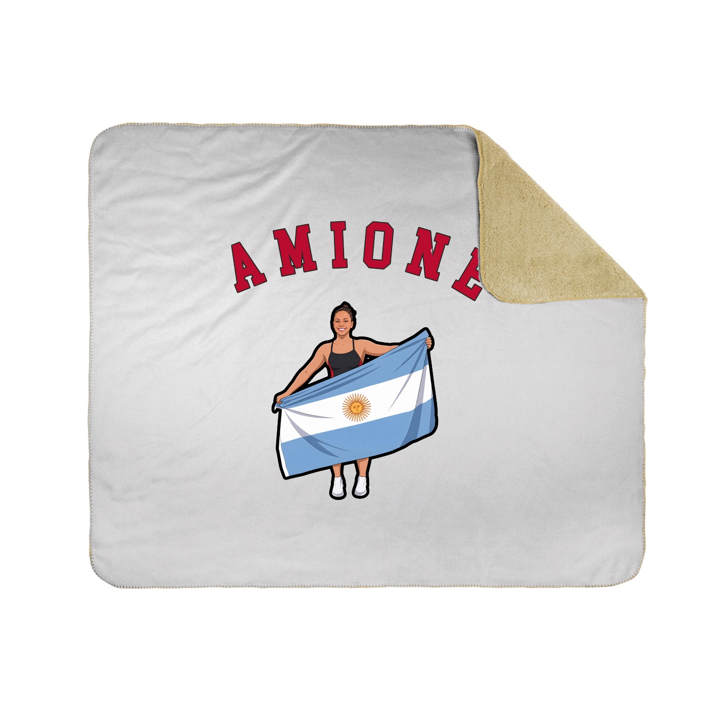 Throw Blanket — Shirsey Arch in White