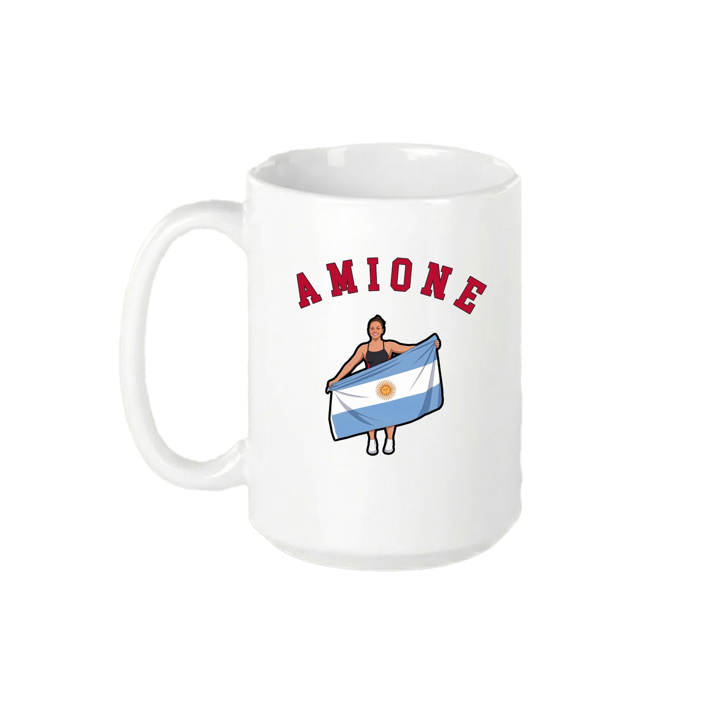 15oz Coffee Mug — Shirsey Arch in White