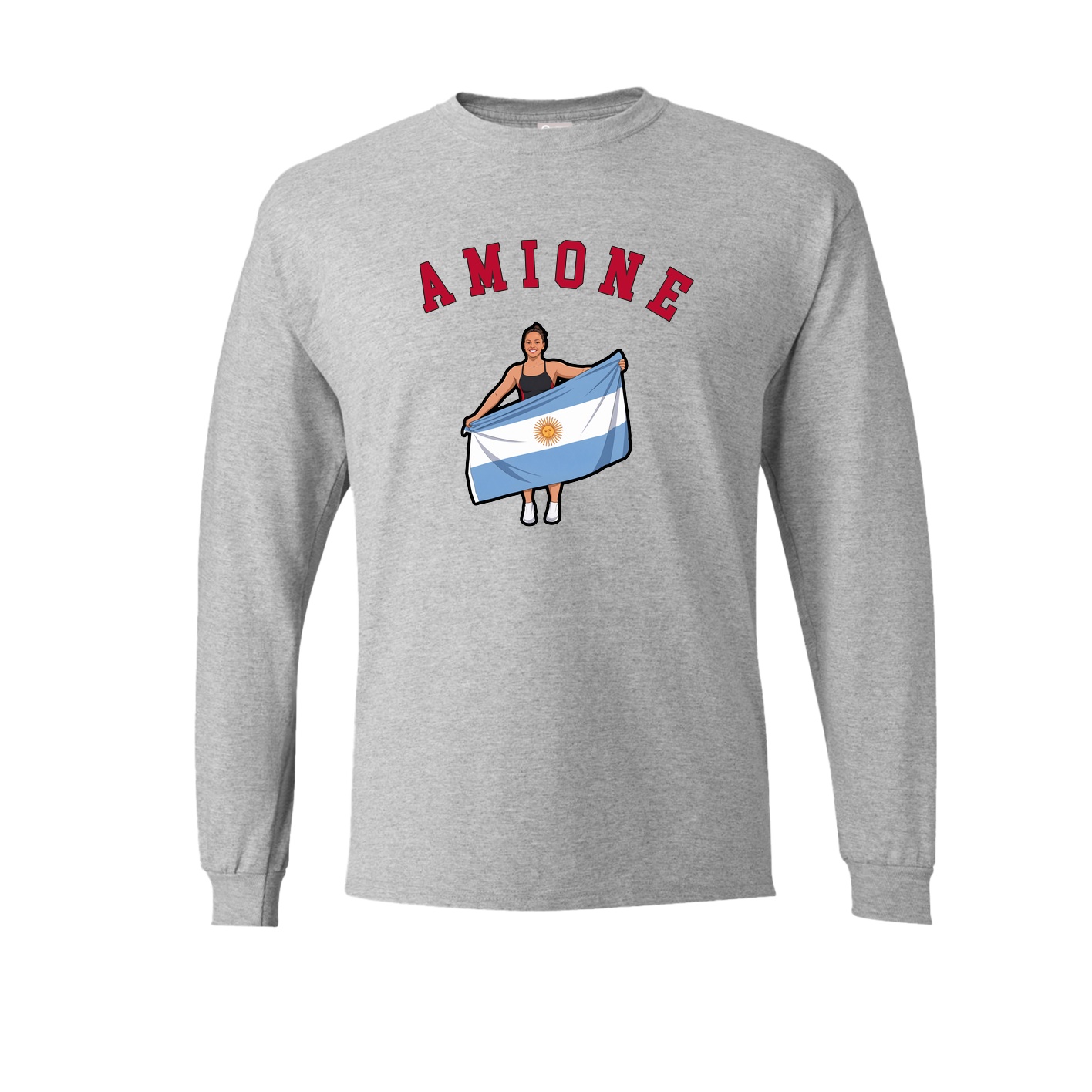 Long Sleeve Tee — Shirsey Arch in Grey