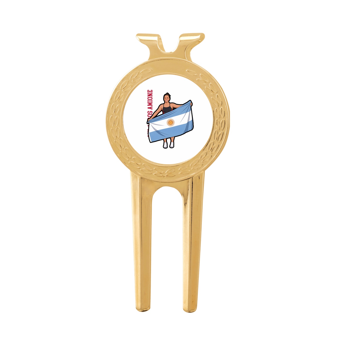 Divot Tool with Ball Marker — Name Vertical in Classic