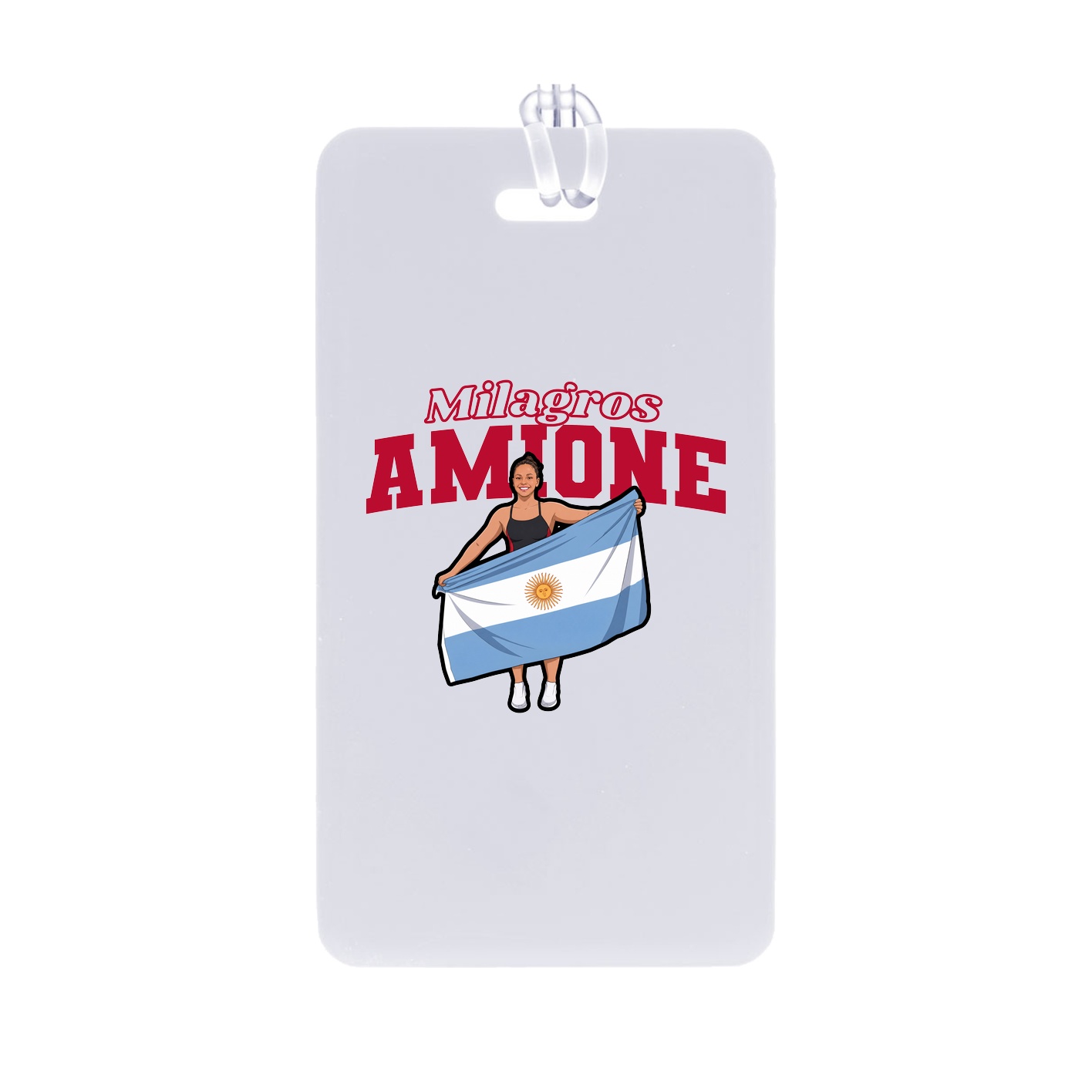 Bag Tag — Name Arch in Classic