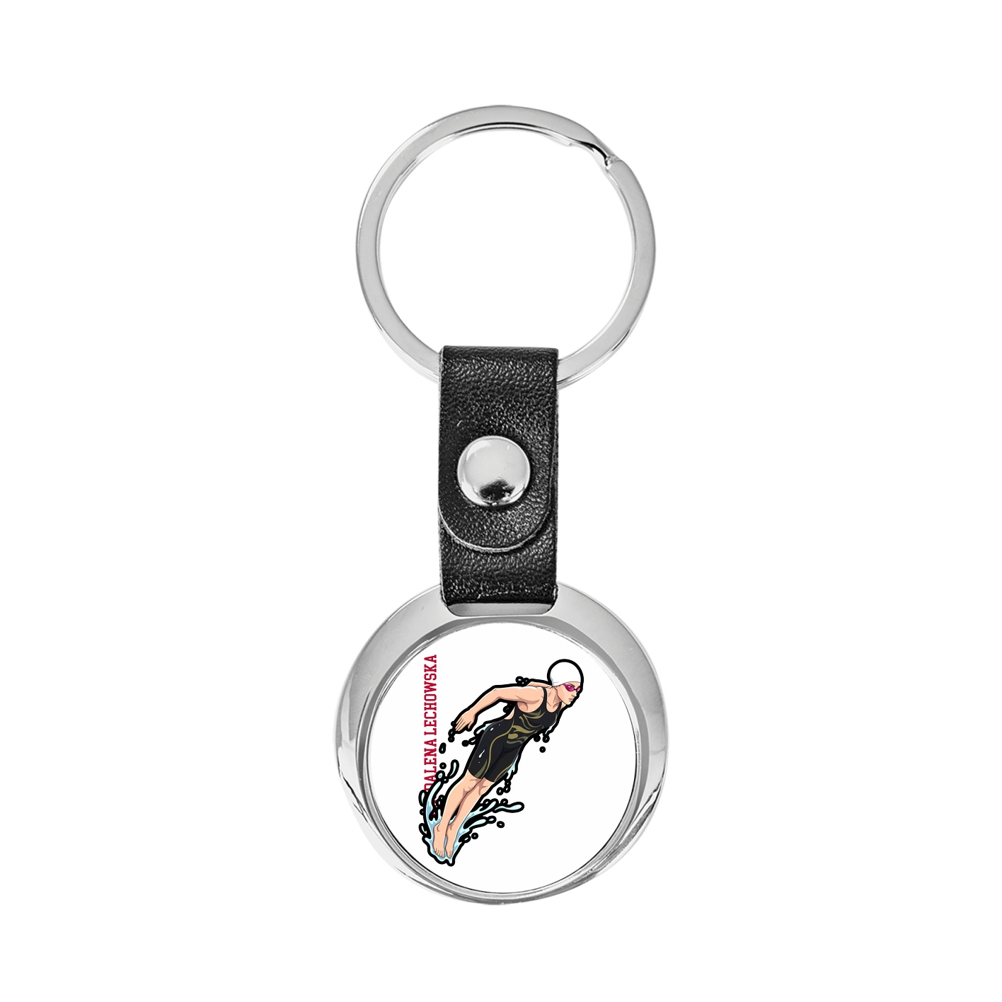 Key Chain — Name Vertical in Classic