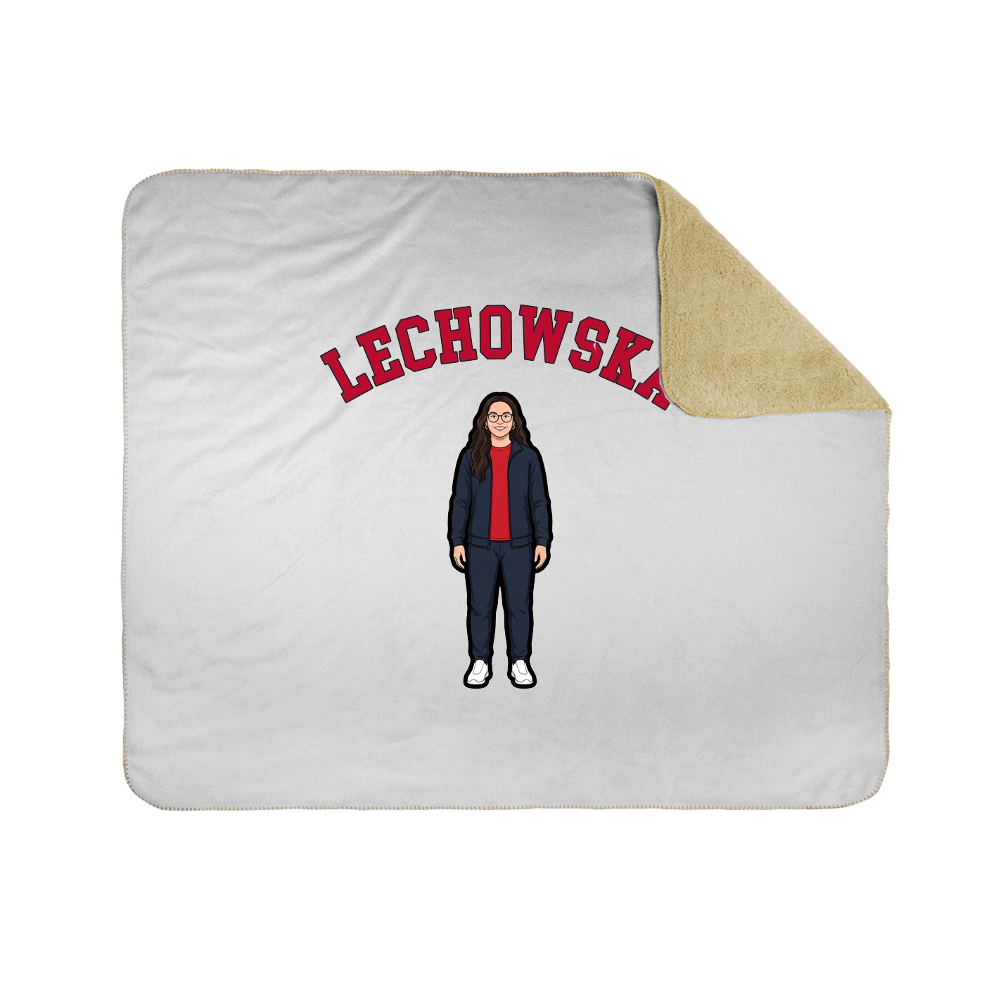 Throw Blanket — Shirsey Arch in White