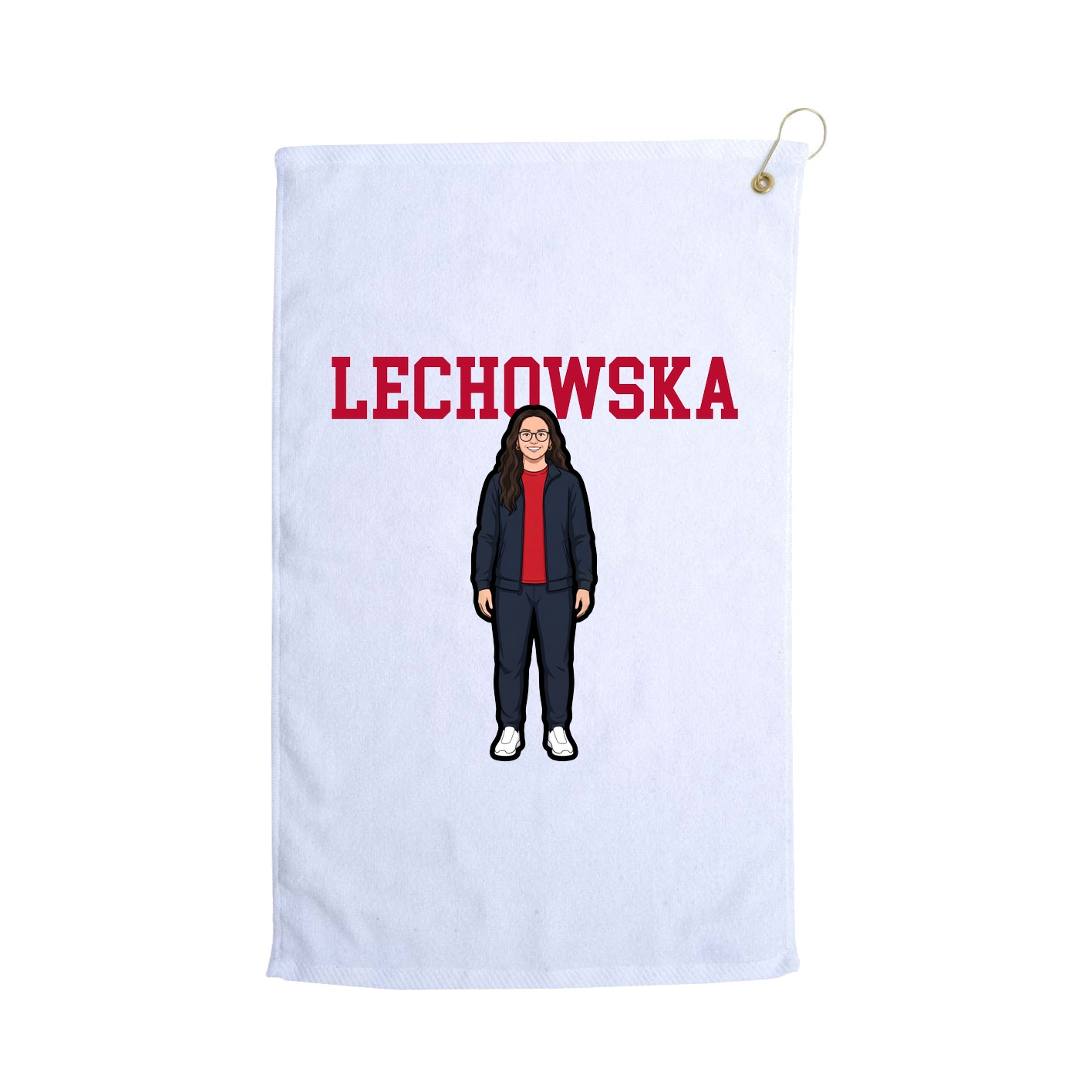 Golf Towel — Shirsey in White