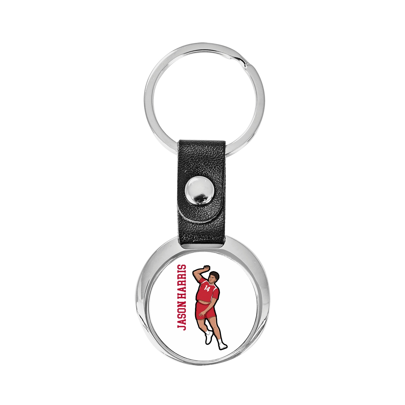 Key Chain — Name Vertical in Classic