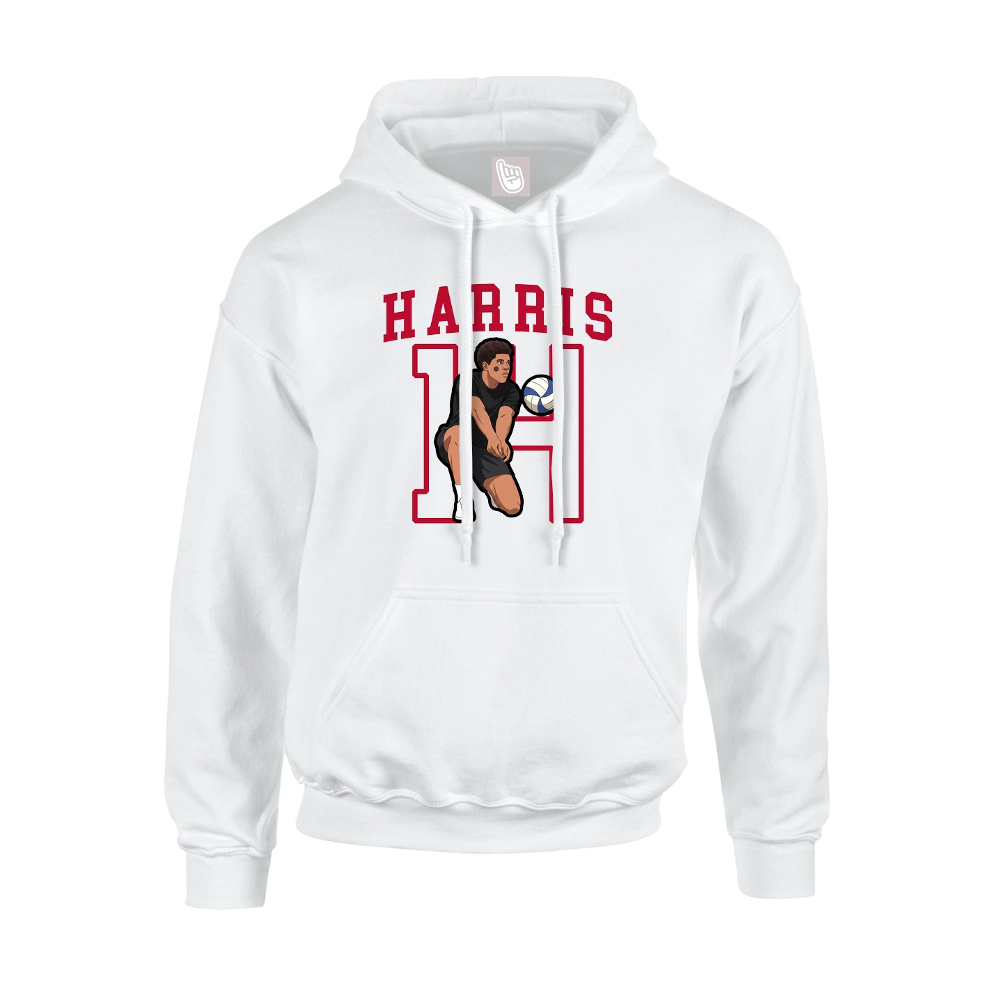 Hoodie — Shirsey in White