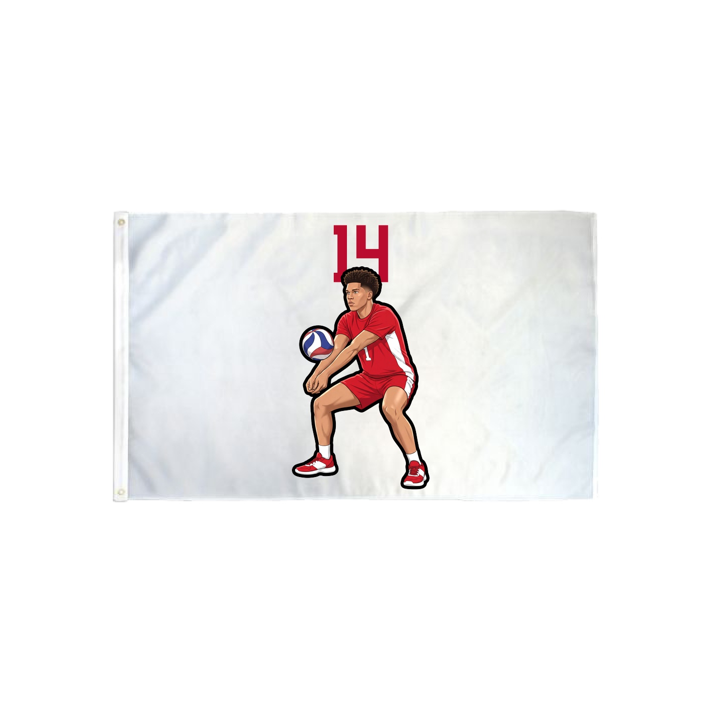 3x5 Flag — Number Top in Classic