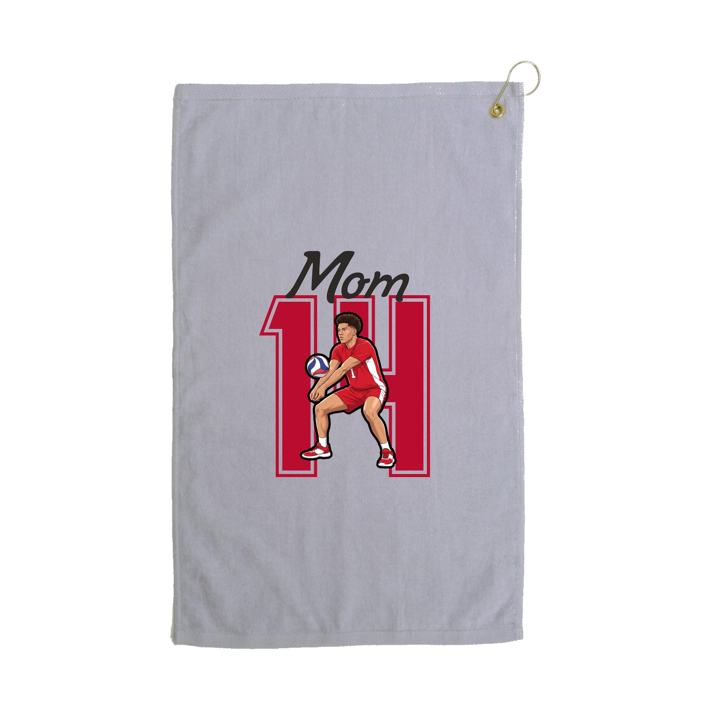 Golf Towel — Mothers Day Shirsey in Grey