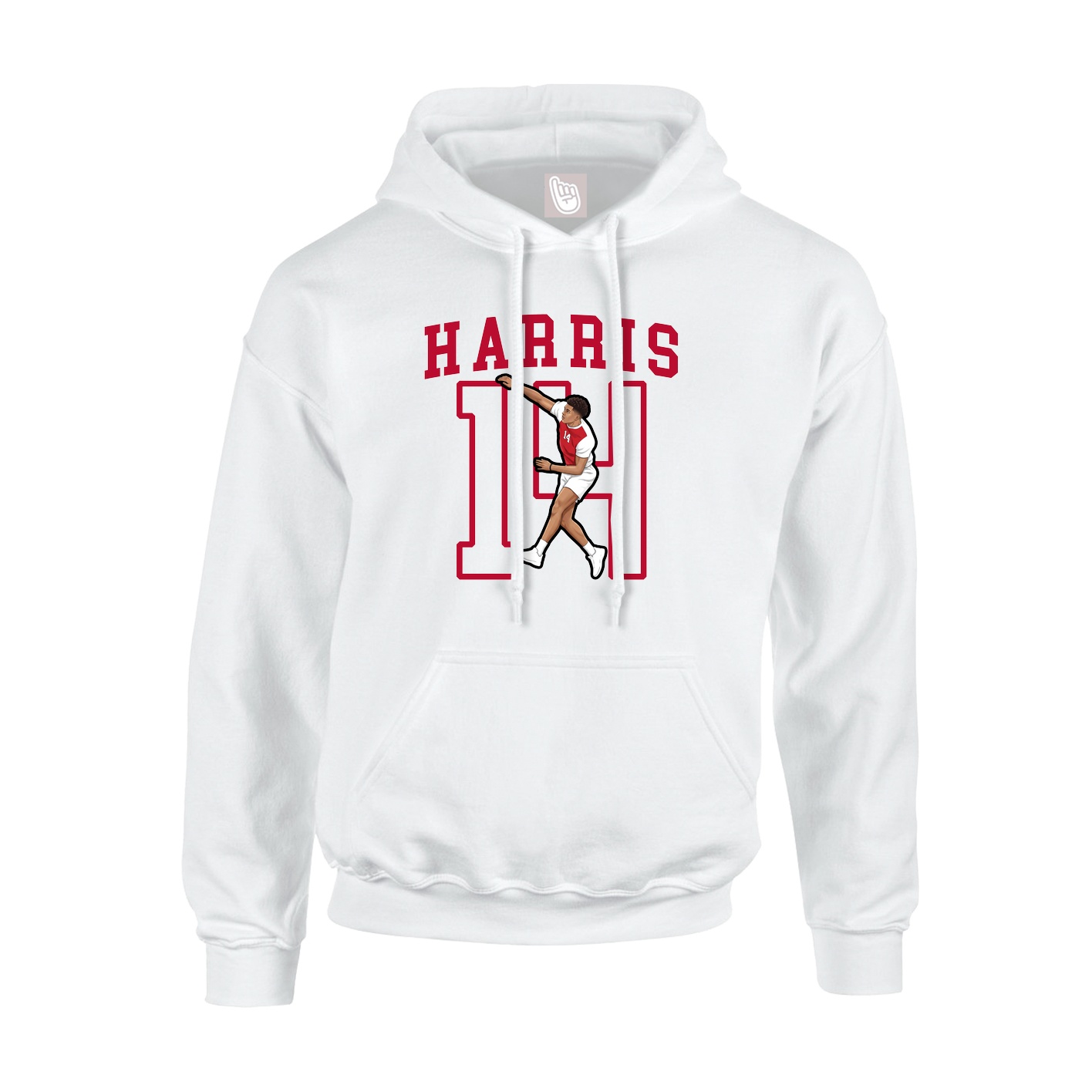 Hoodie — Shirsey in White