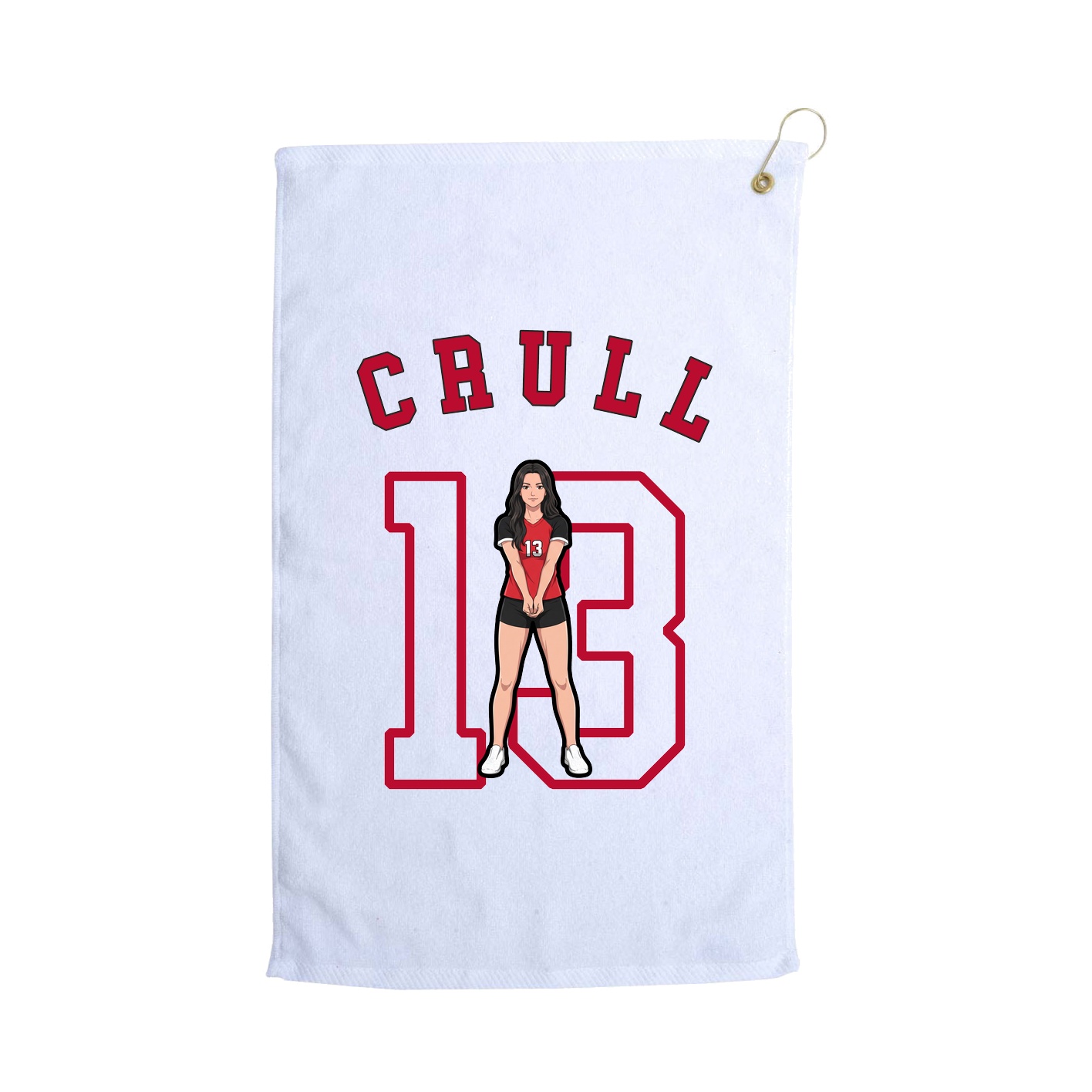 Golf Towel — Shirsey Arch in White