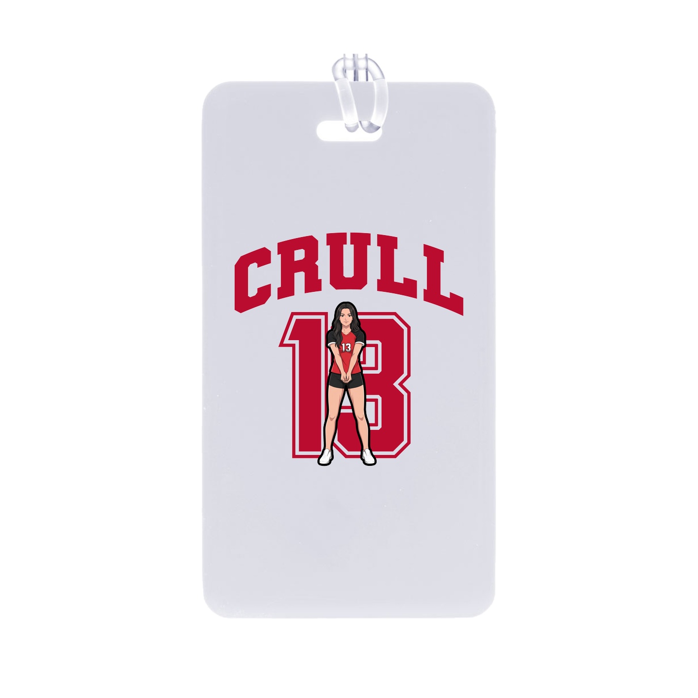 Bag Tag — Number in Classic